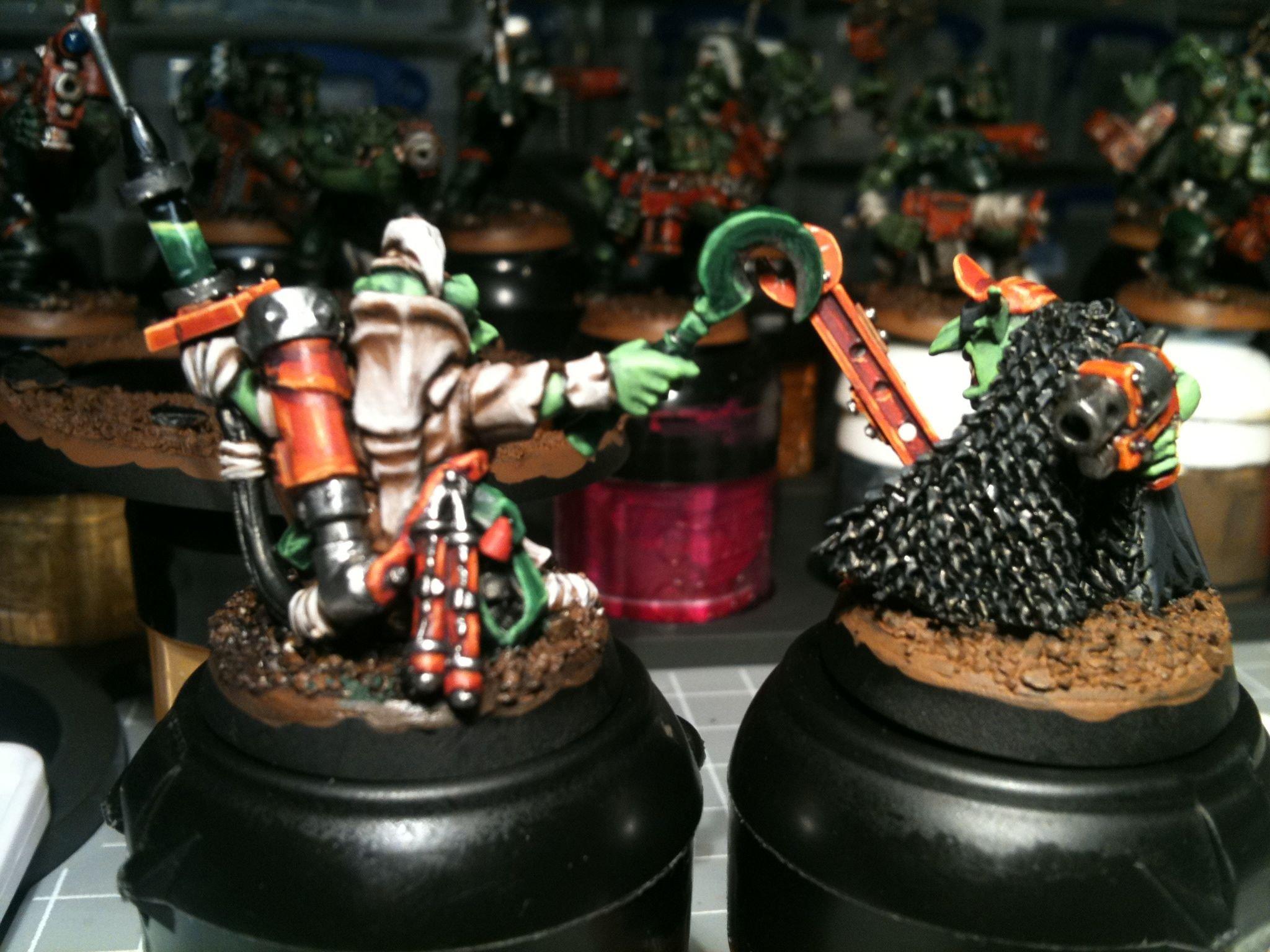 Dakka Painting Challenge, Duel, Grots, Orks, Warhammer 40,000, Welcome To Thunderdome, Work In Progress