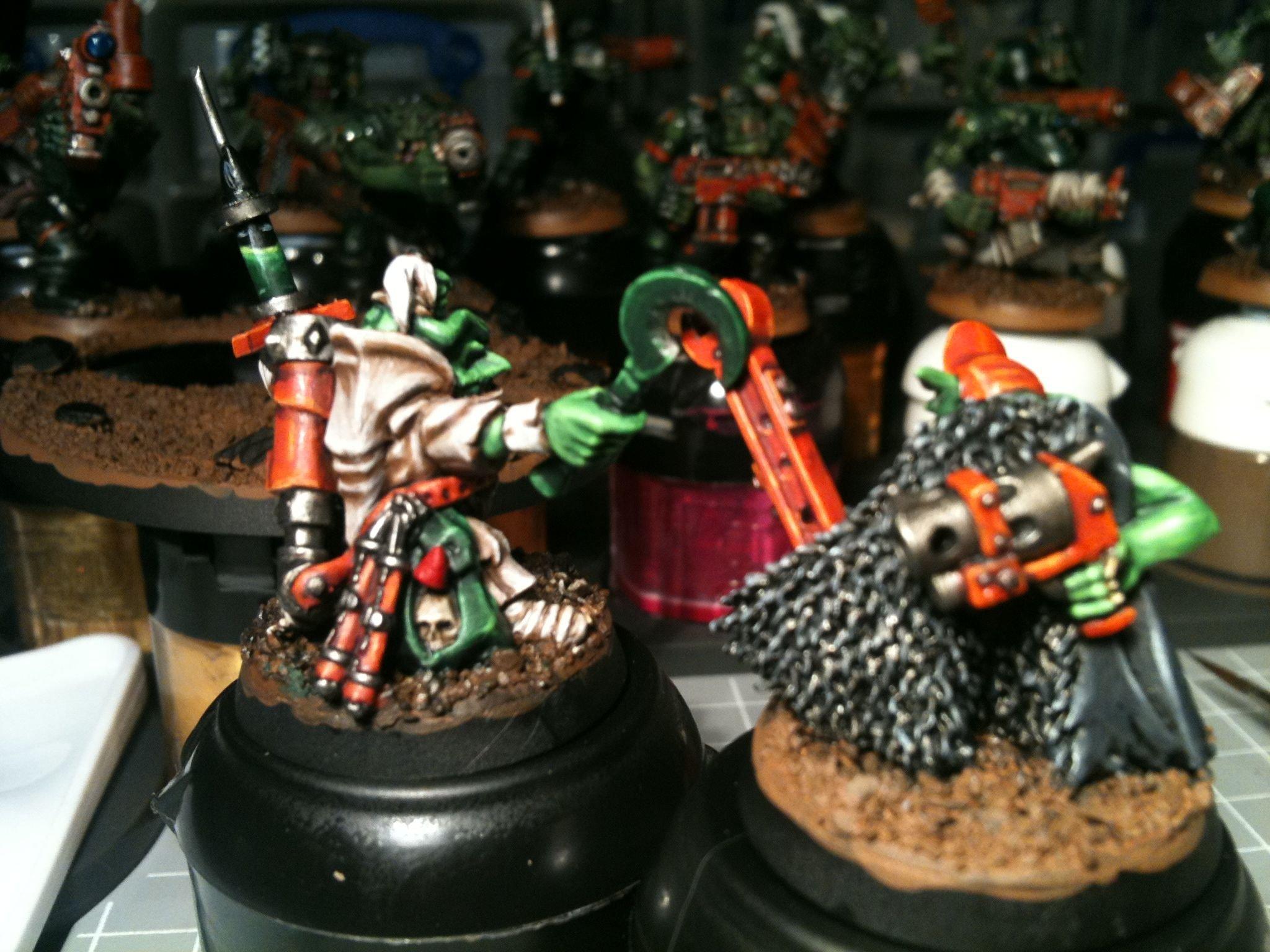Dakka Painting Challenge, Duel, Grots, Orks, Warhammer 40,000, Welcome To Thunderdome, Work In Progress