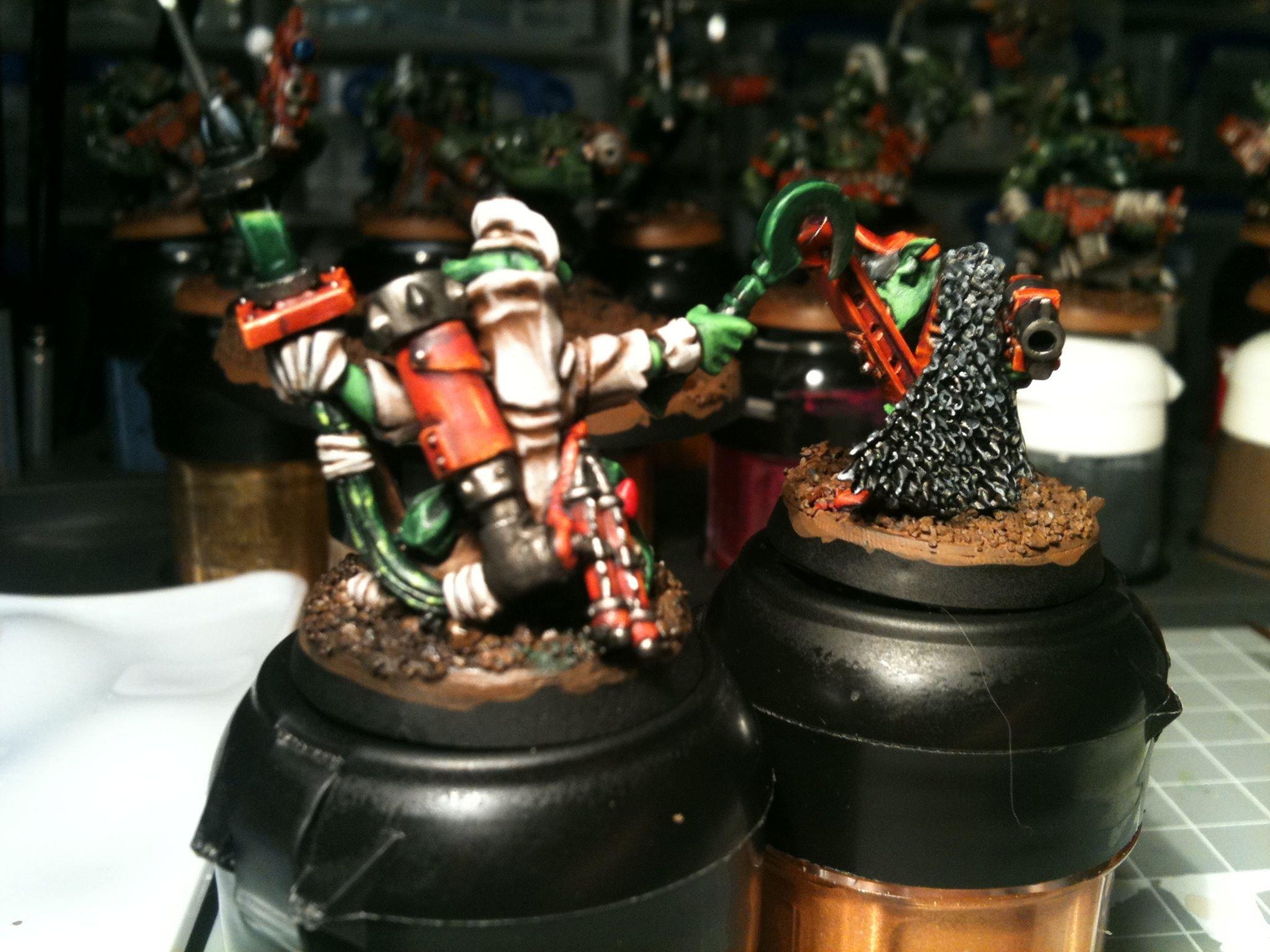 Dakka Painting Challenge, Duel, Grots, Orks, Warhammer 40,000, Welcome To Thunderdome, Work In Progress