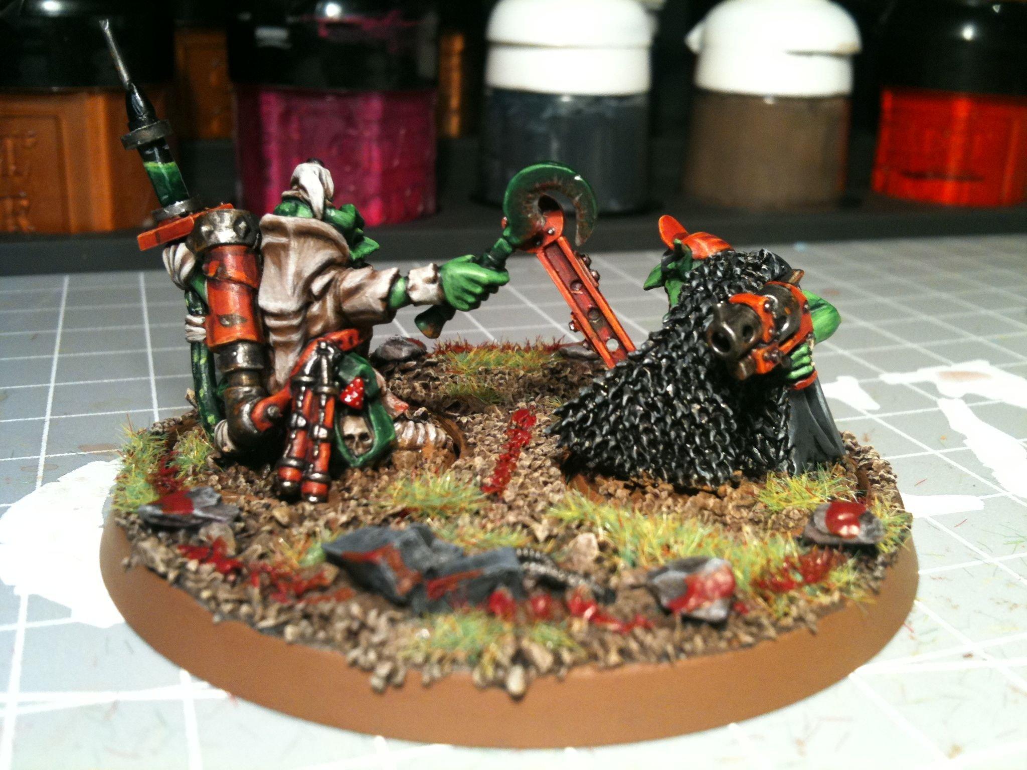 Dakka Painting Challenge, Duel, Grots, Orks, Warhammer 40,000, Welcome To Thunderdome, Work In Progress