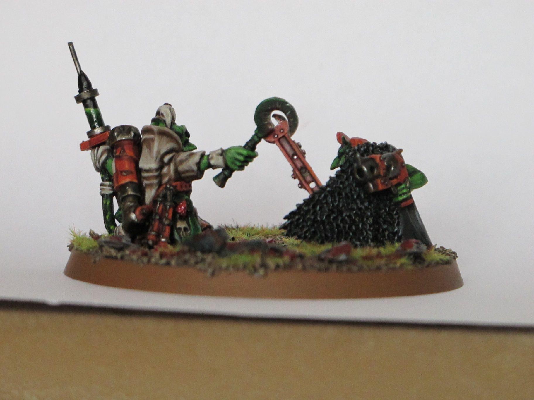 Dakka Painting Challenge, Duel, Grots, Orks, Warhammer 40,000, Welcome To Thunderdome, Work In Progress