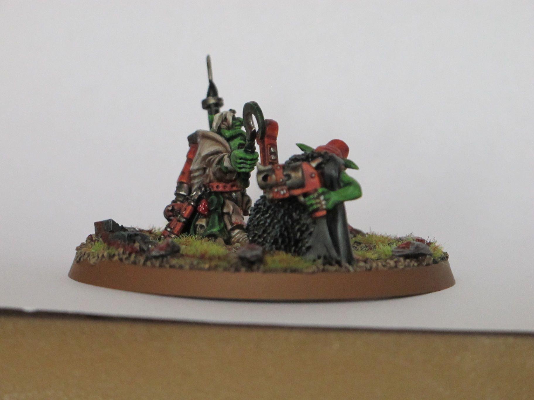 Dakka Painting Challenge, Duel, Grots, Orks, Warhammer 40,000, Welcome To Thunderdome, Work In Progress