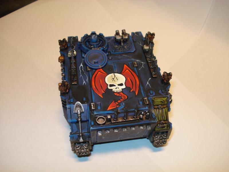 Chaos Space Marines, Freehand, Night Lords, Rhino
