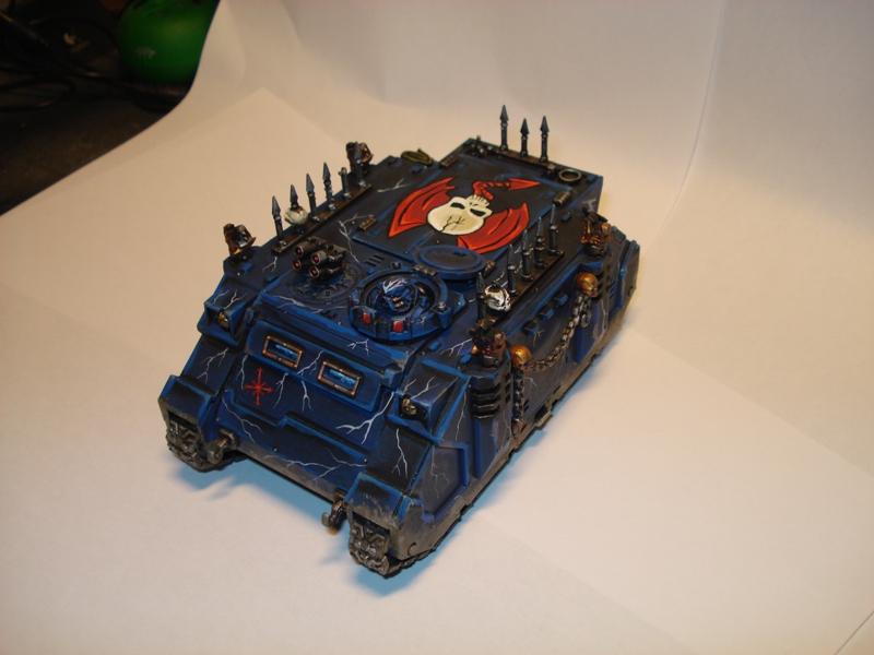 Chaos Space Marines, Night Lords, Rhino, Warhammer 40,000
