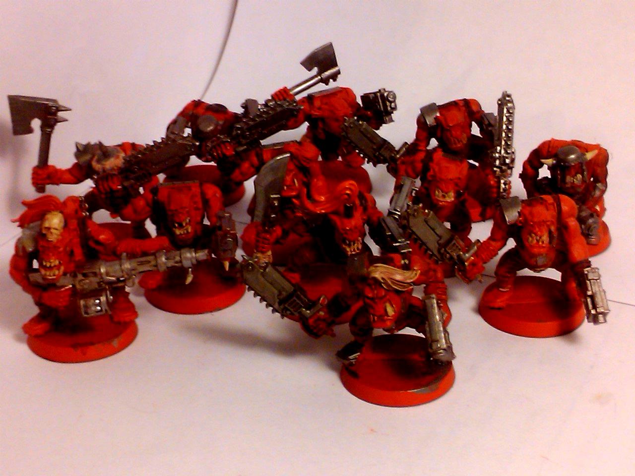 Army, Boss, Boy, Colour Scheme, Commission, Conversion, Dreadz, Hobby, Mechs, Nob, Orcs, Orks, Painting, Red, Scheme, Trukk, Waagh