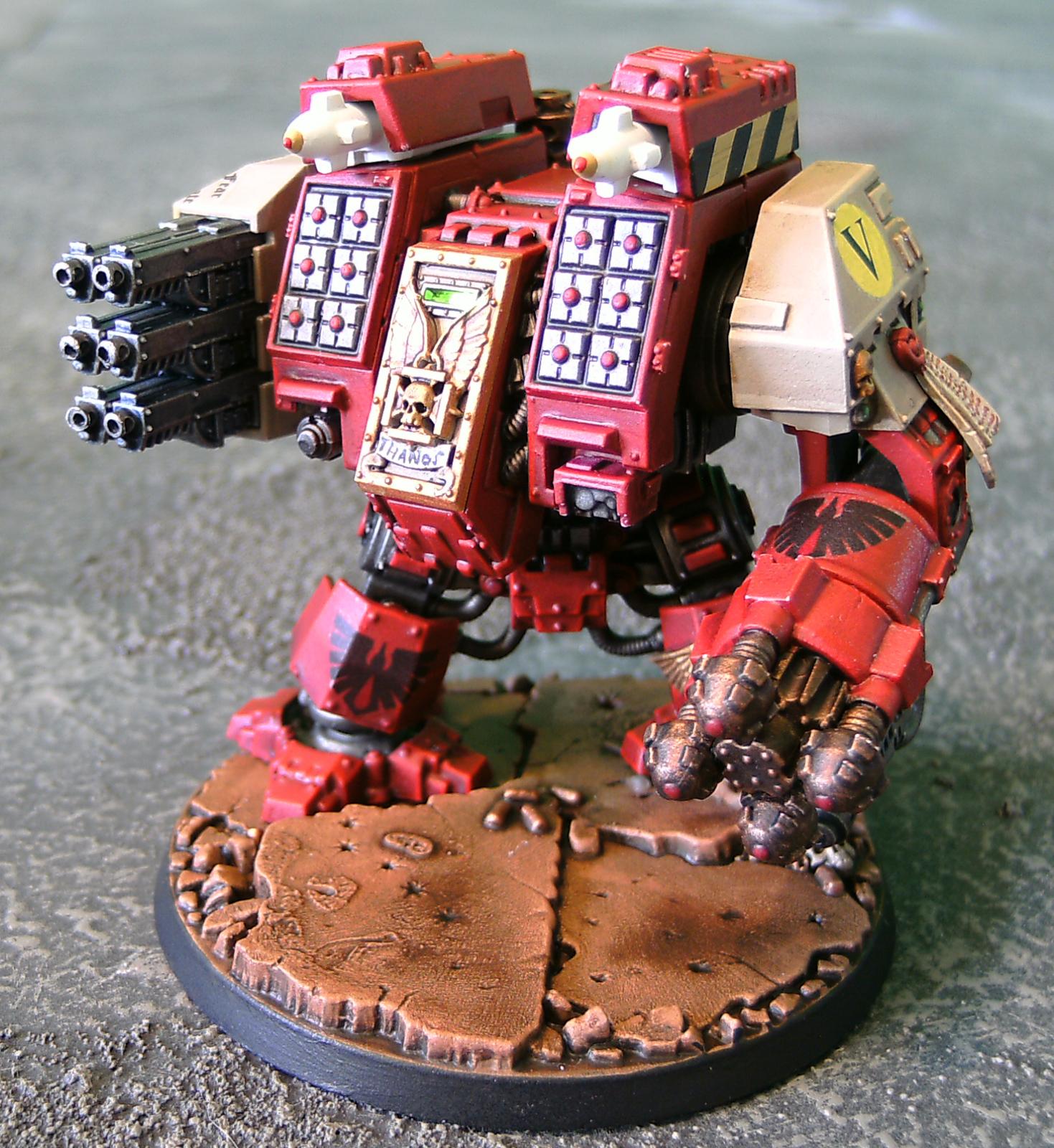 Blood Ravens, Dreadnought, Ironclad, LED, Lights, Ouze, Rifleman, Space Marines, Warhammer 40,000