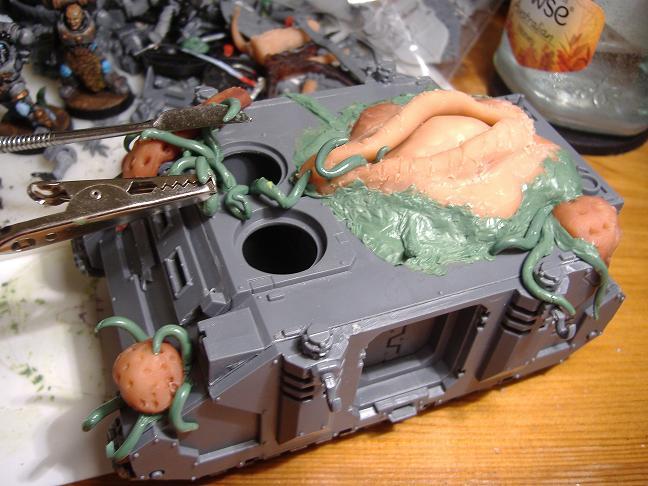 Nurgle Rhino WIP