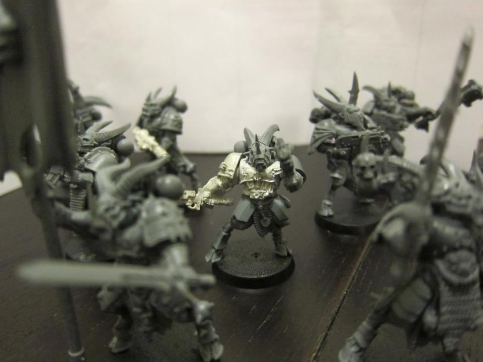 Beastmen, Chaos Space Marines, Conversion, Kitbash