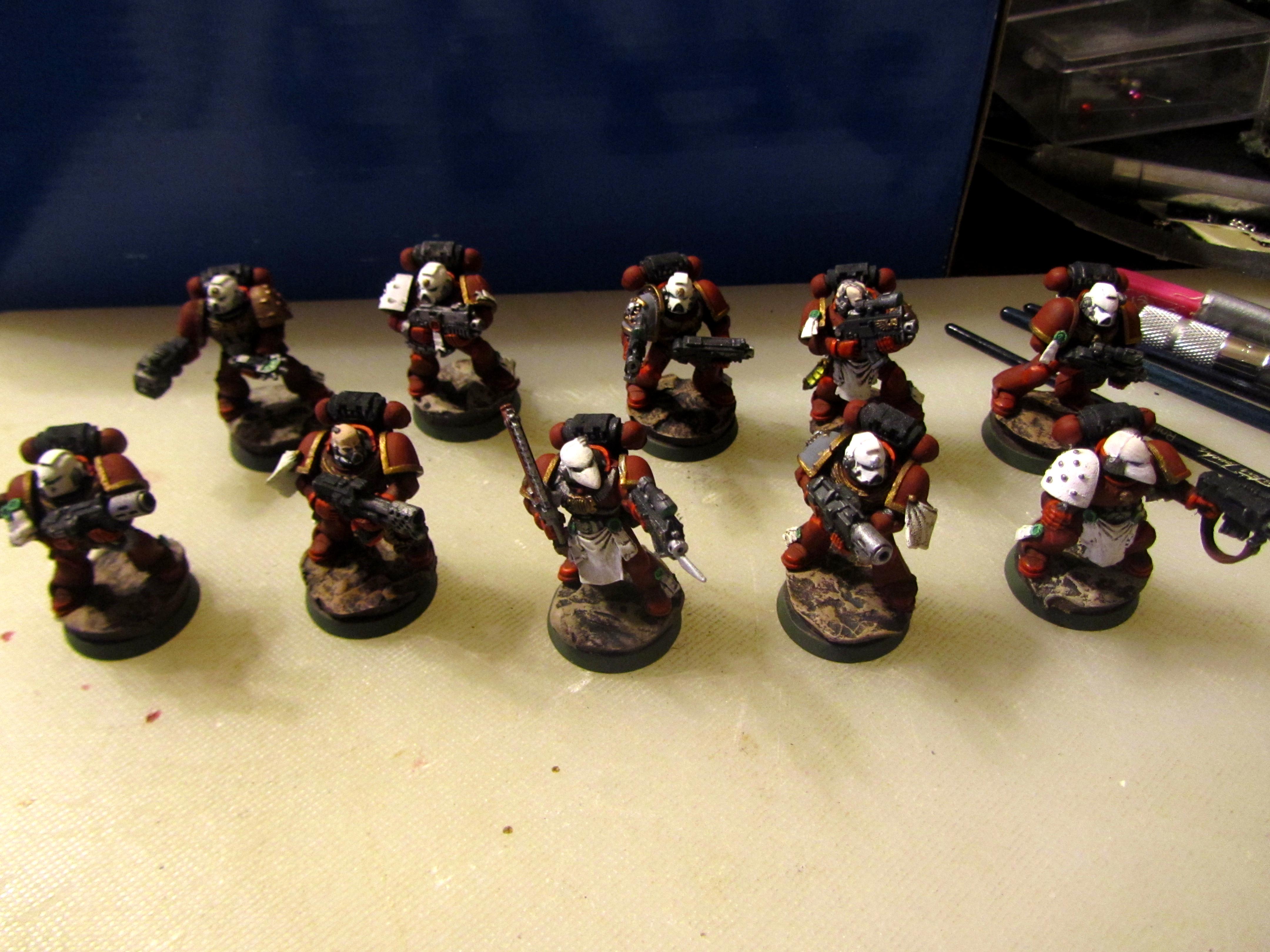 Inquisition, Red Hunters, Space Marines, Tactical Squad