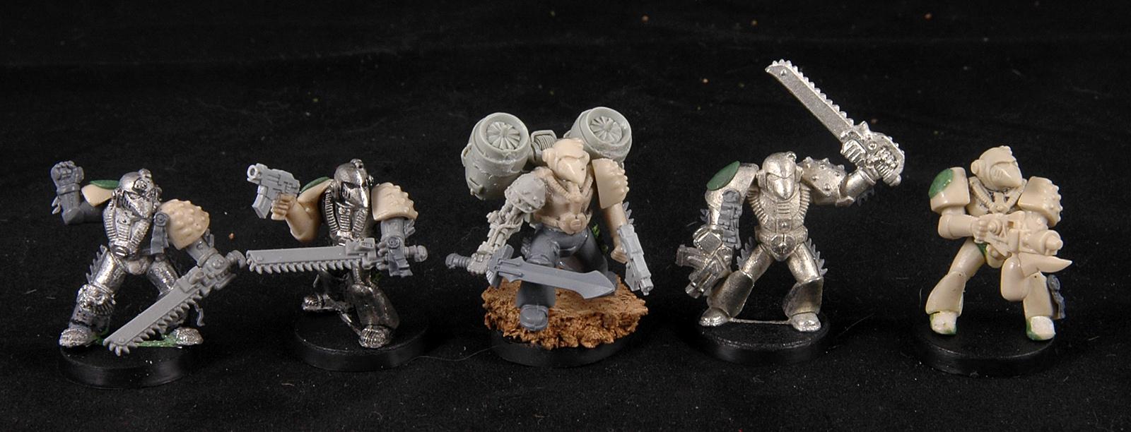 Assault Squad, Mantis Warriors, Space Marines, Warhammer 40,000, Work In Progress