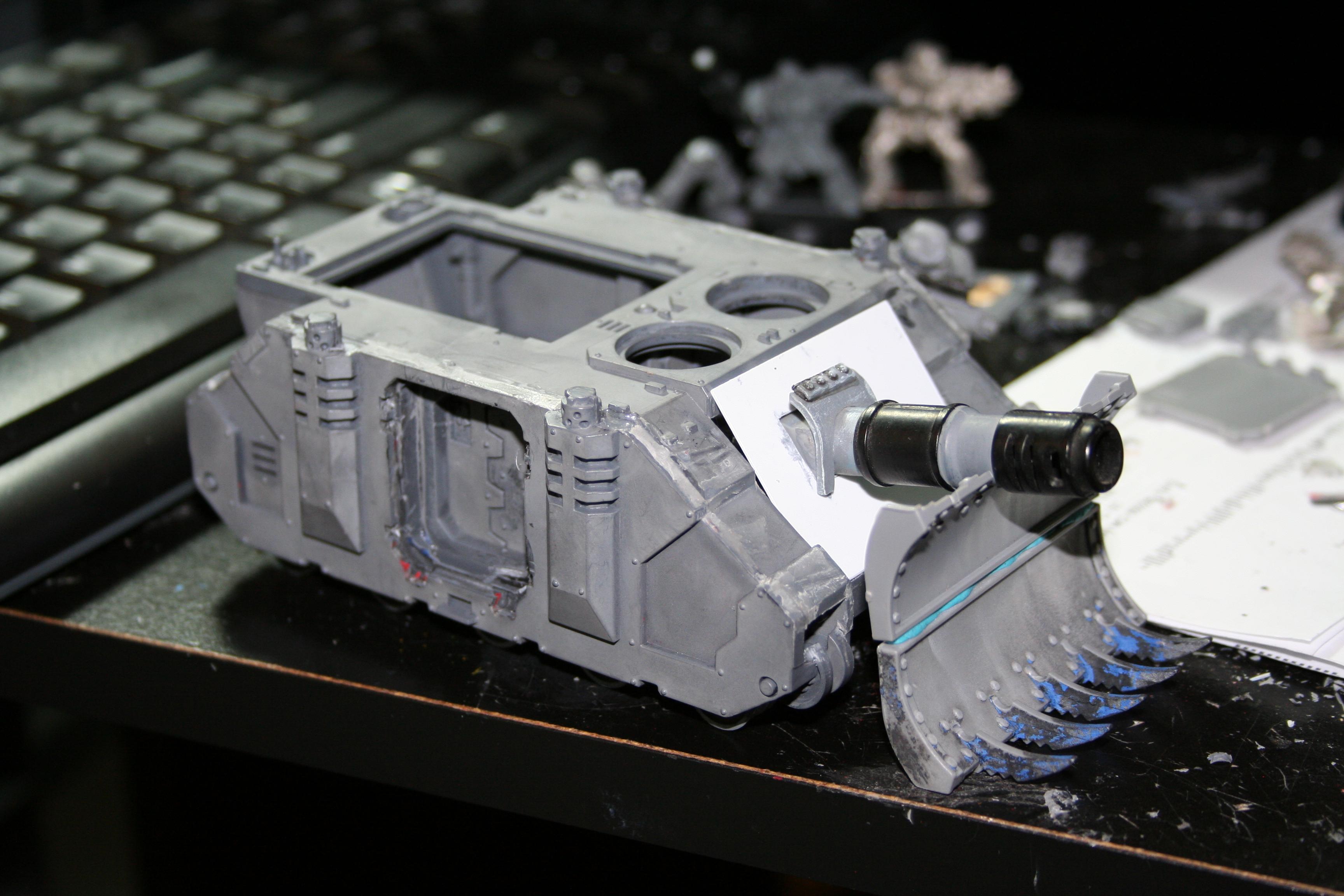 Conversion, Rhino, Siege Shield, Vindicator, Work In Progress