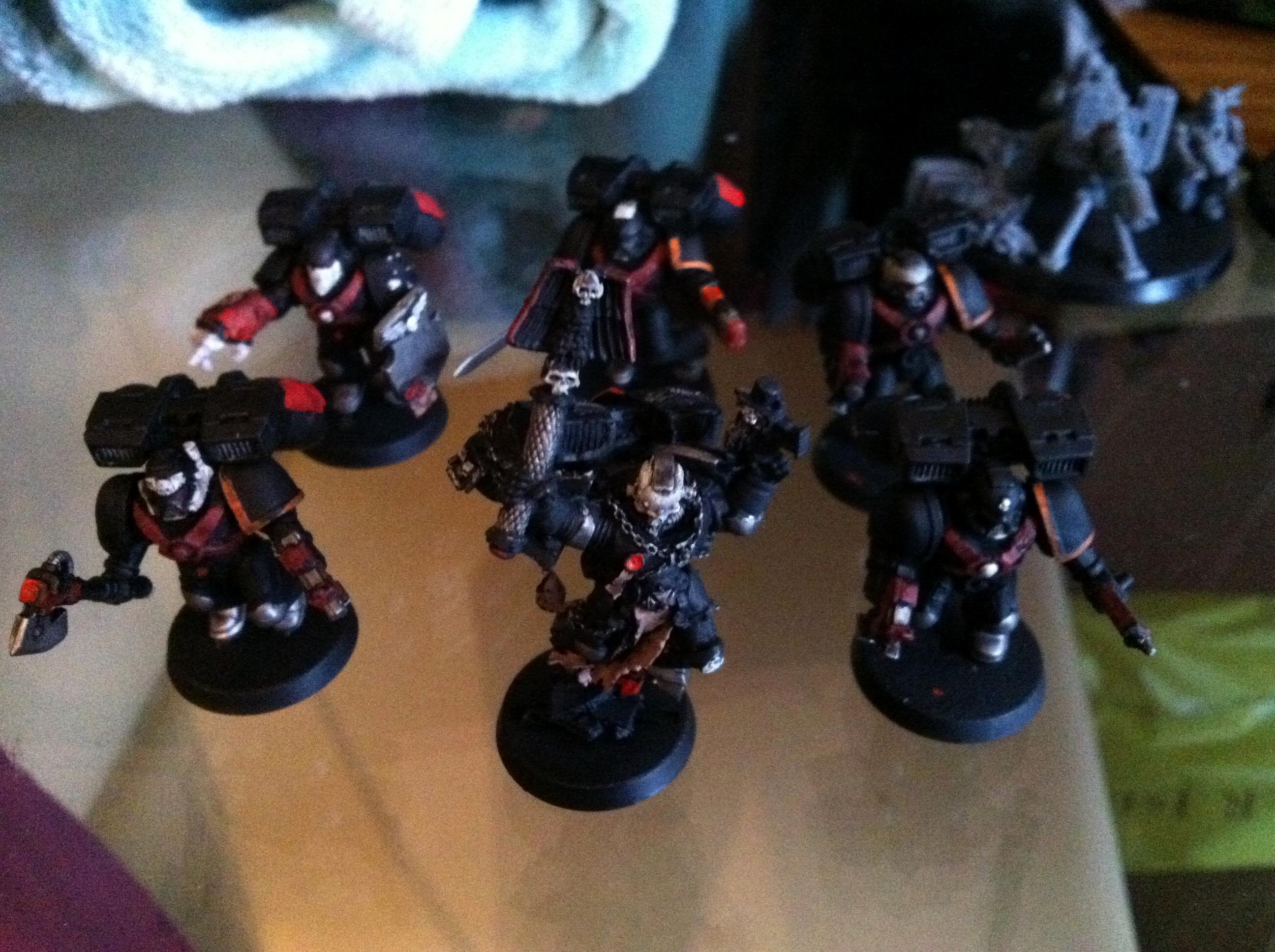 Space Marines, LOD Chaplin and Bodyguards