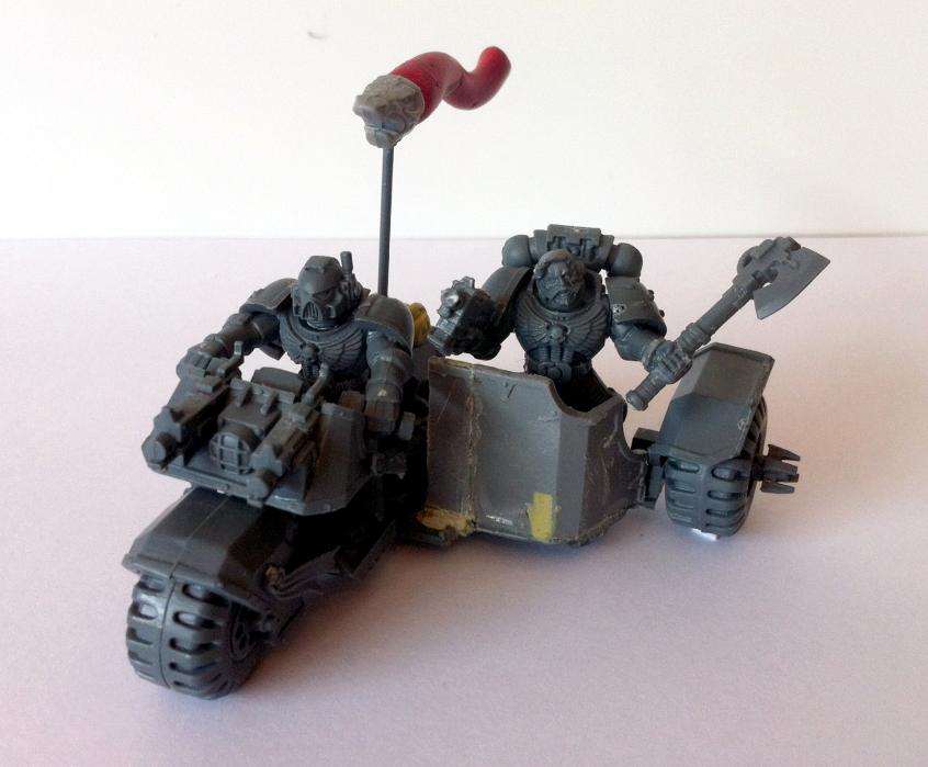 Attack Bike, Celt, Celtic, Chariot, Conversion, Draco, Space Marines, Spears Of Mawdryn