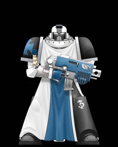 Black, Blue, Paint Scheme, Space Marines, Tactical, Test, Therobotlol, Warhammer 40,000, Warhammer Fantasy, White