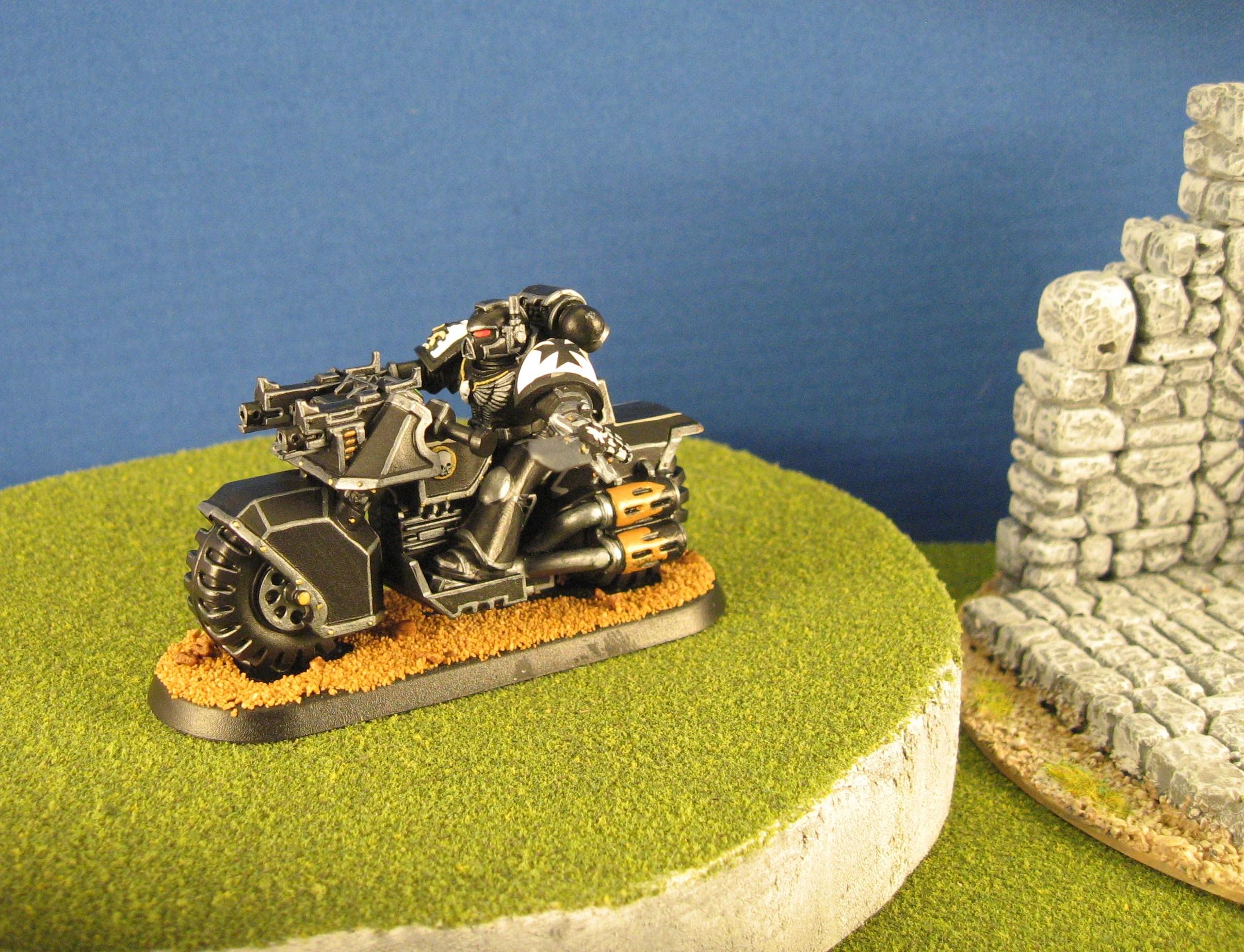 Bike, Black Templars, Magnet