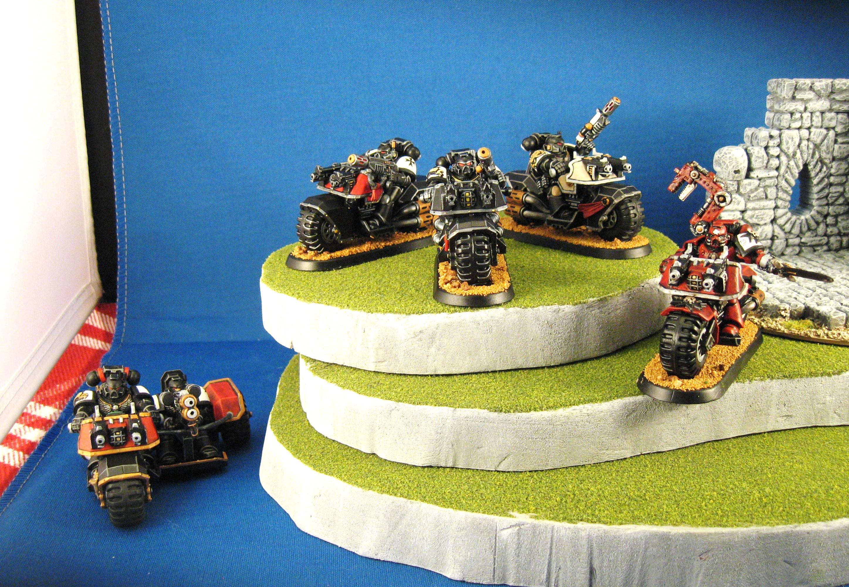 Attack Bike, Bike, Black Templars, Meltagun, Multi-melta, Space Marines, Tech, Techmarine
