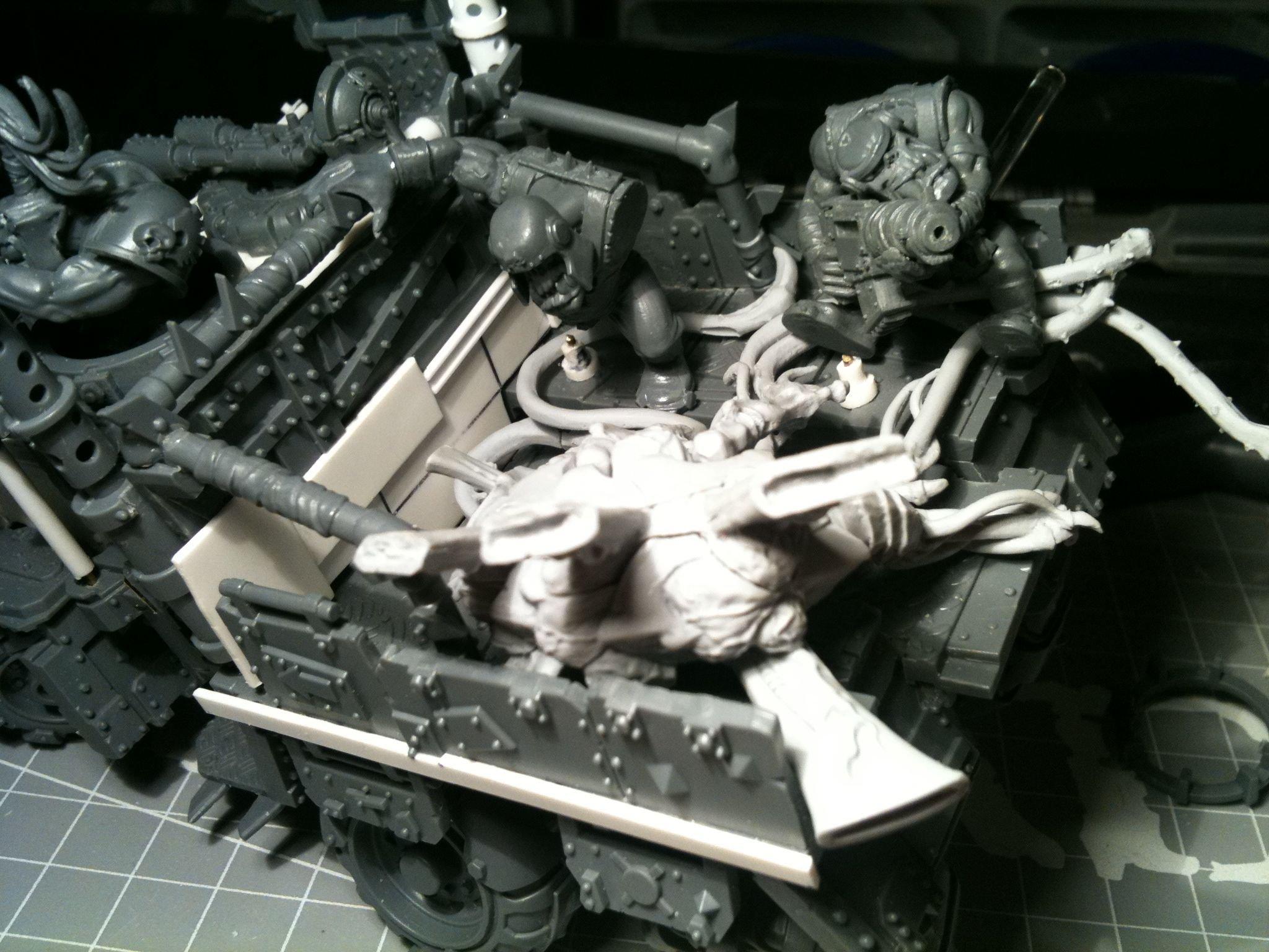 Da Dark Angelz, Gms, Orks, Trukk, Work In Progress