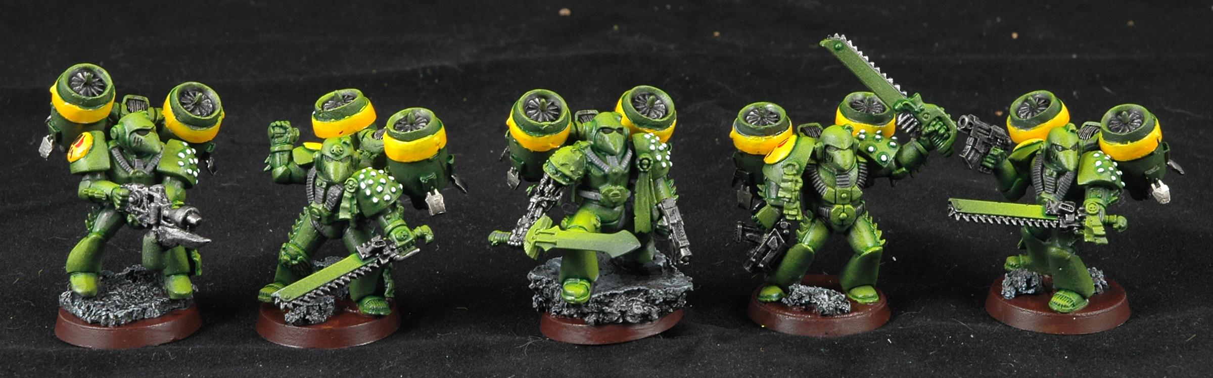 Assault Squad, Mantis Warriors, Space Marines, Warhammer 40,000, Work ...