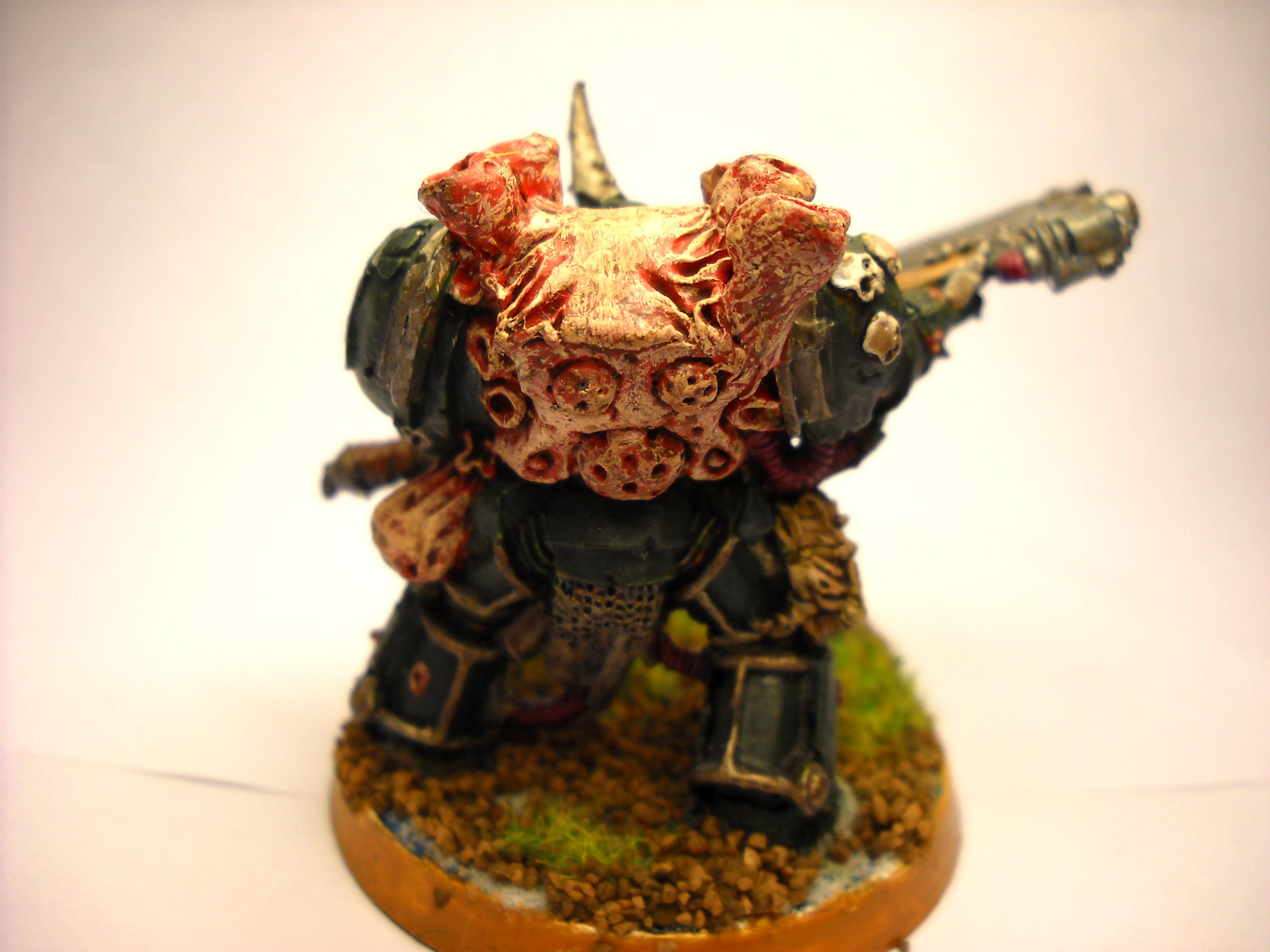 Chaos Space Marines, Death Guard, Nurgle, Terminator Lord, Typhus, Warhammer 40,000