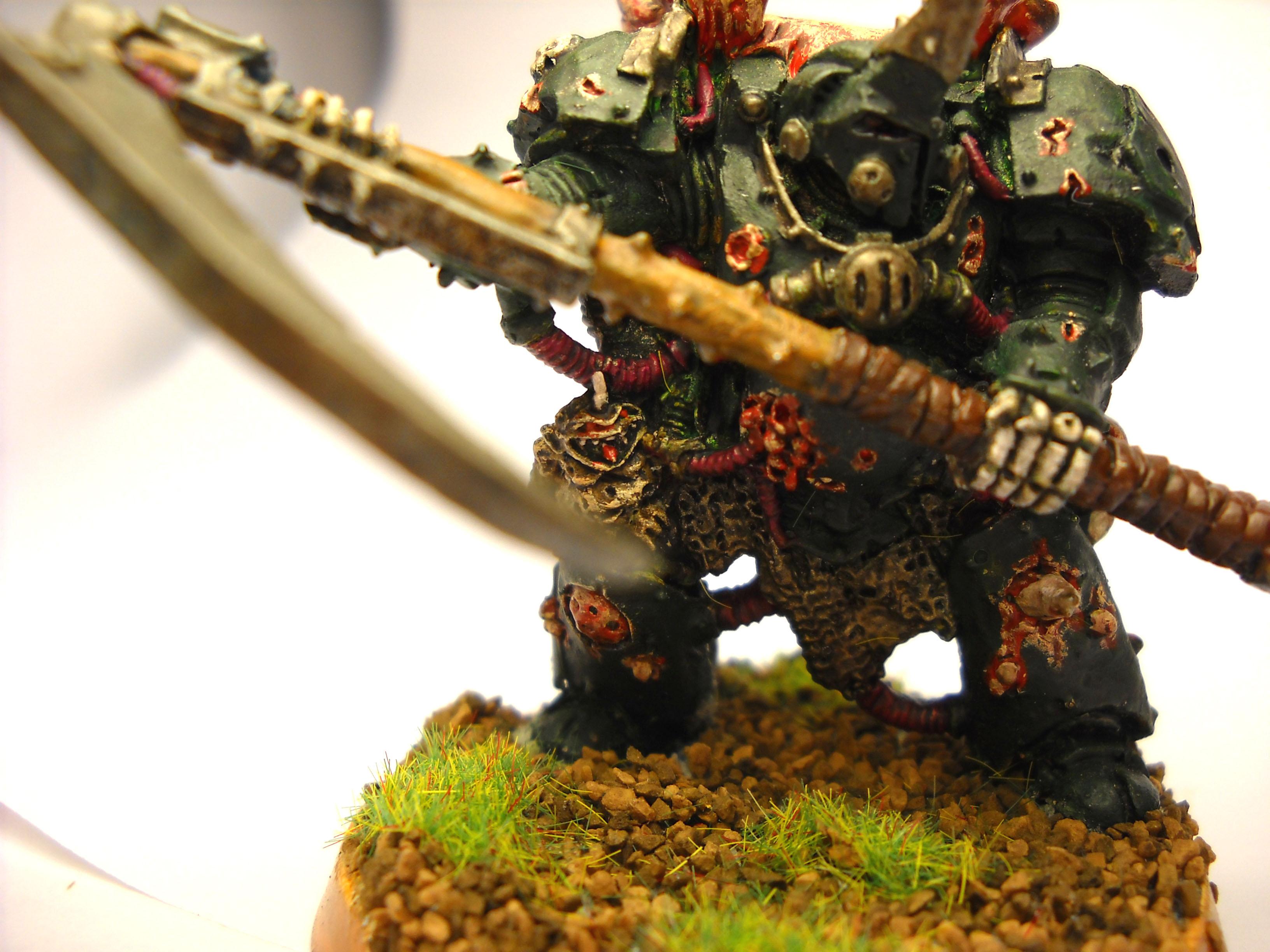 Chaos Space Marines, Nurgle, Terminator Lord, Typhus, Warhammer 40,000