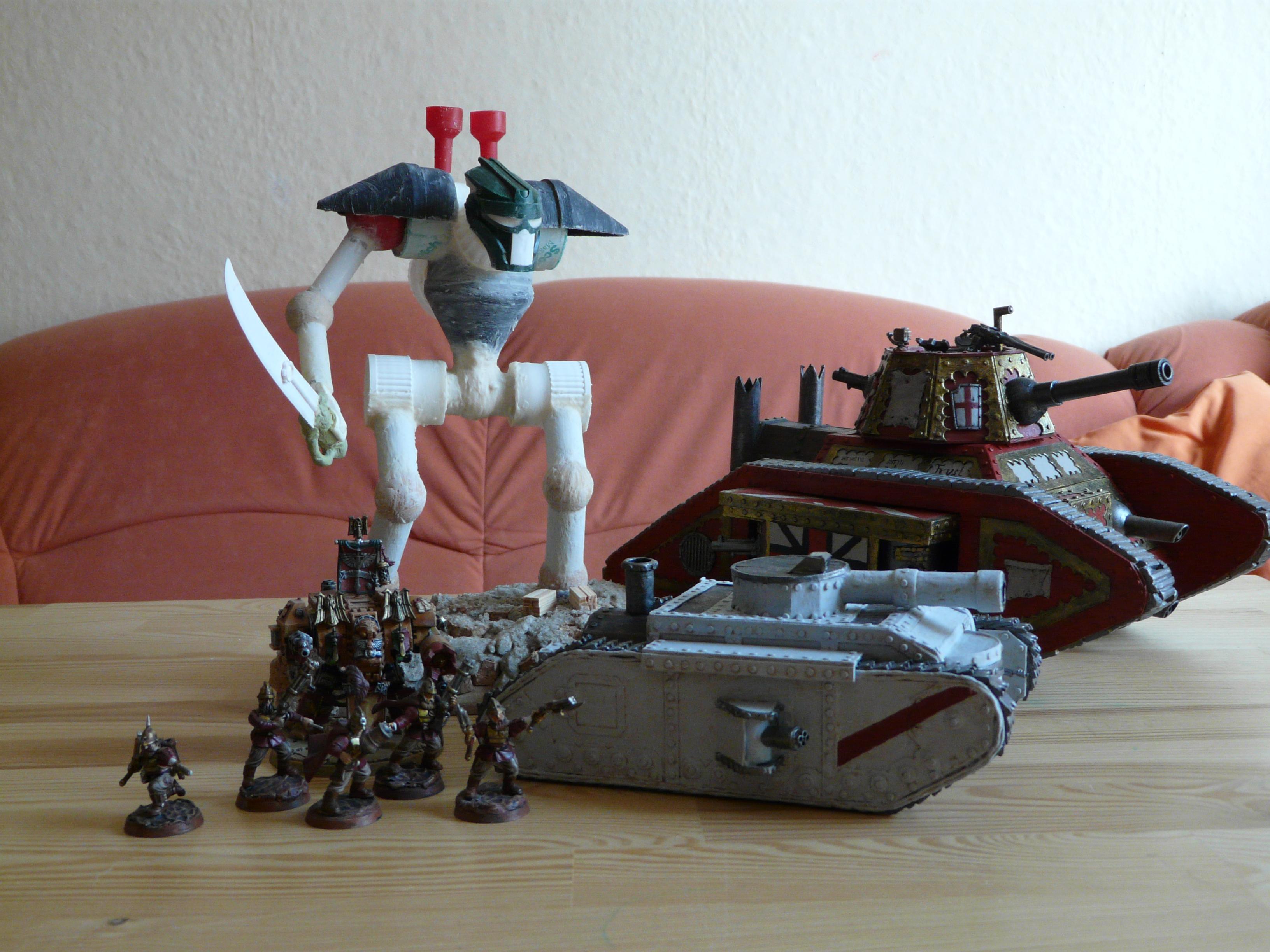 Knights, Steampunk, Super-heavy, Titan, Walker
