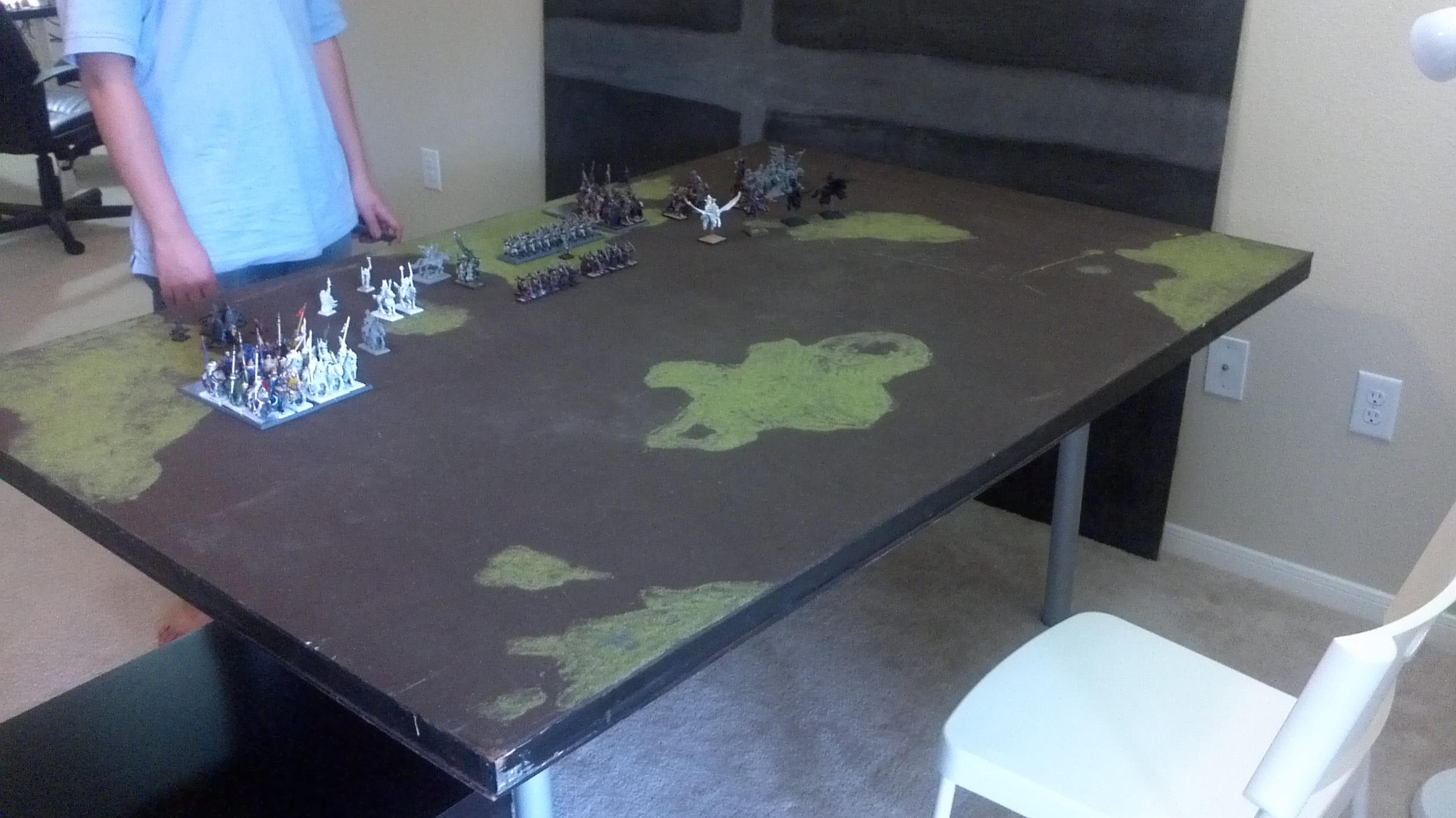 Home table acquired. Time to get some terrains