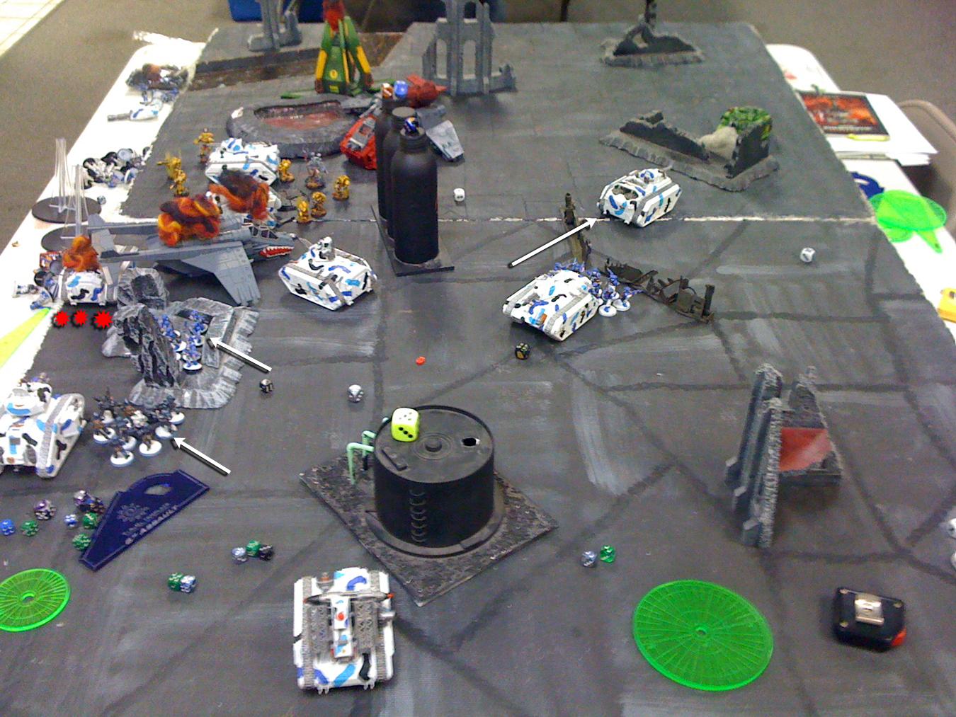 Battle Report, Blood Angels, Imperial Guard, Warhammer 40,000
