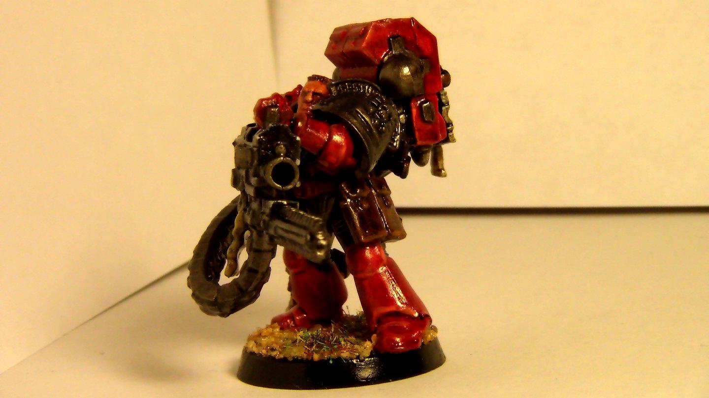 Astartes, Deathwatch, Heavy Bolter, Imperial, Red, Space Marines