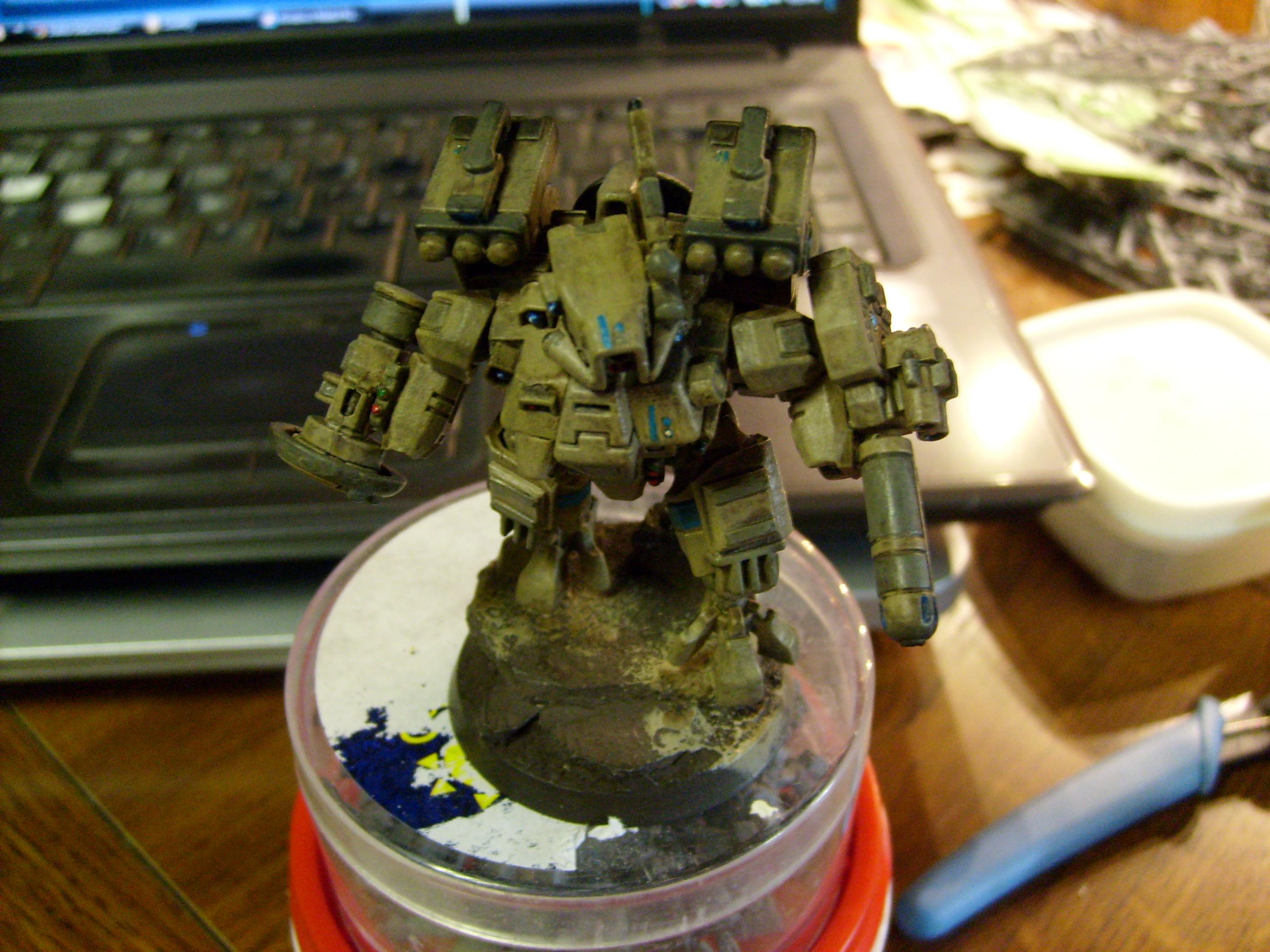Base, Crisis Battlesuit, Desert, Mesa, Pathfinders, Resin, Secret Weapon, Tau, Warhammer 40,000, Xv-8