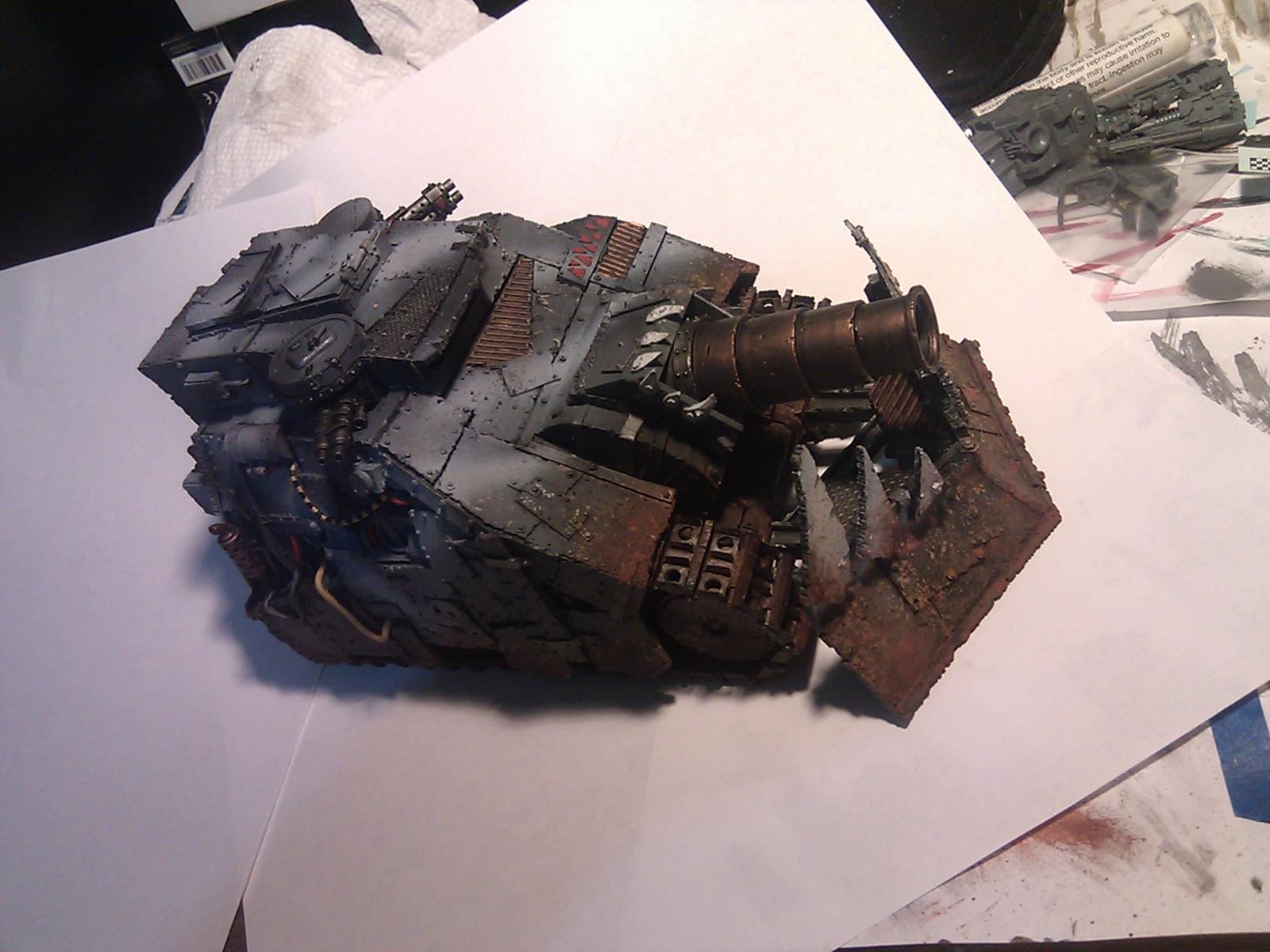 Airbrush, Forge World, Goffs, Kill Bursta, Kill Tank, Orks, Ouze, Salt Weathering, Warhammer 40,000, Work In Progress