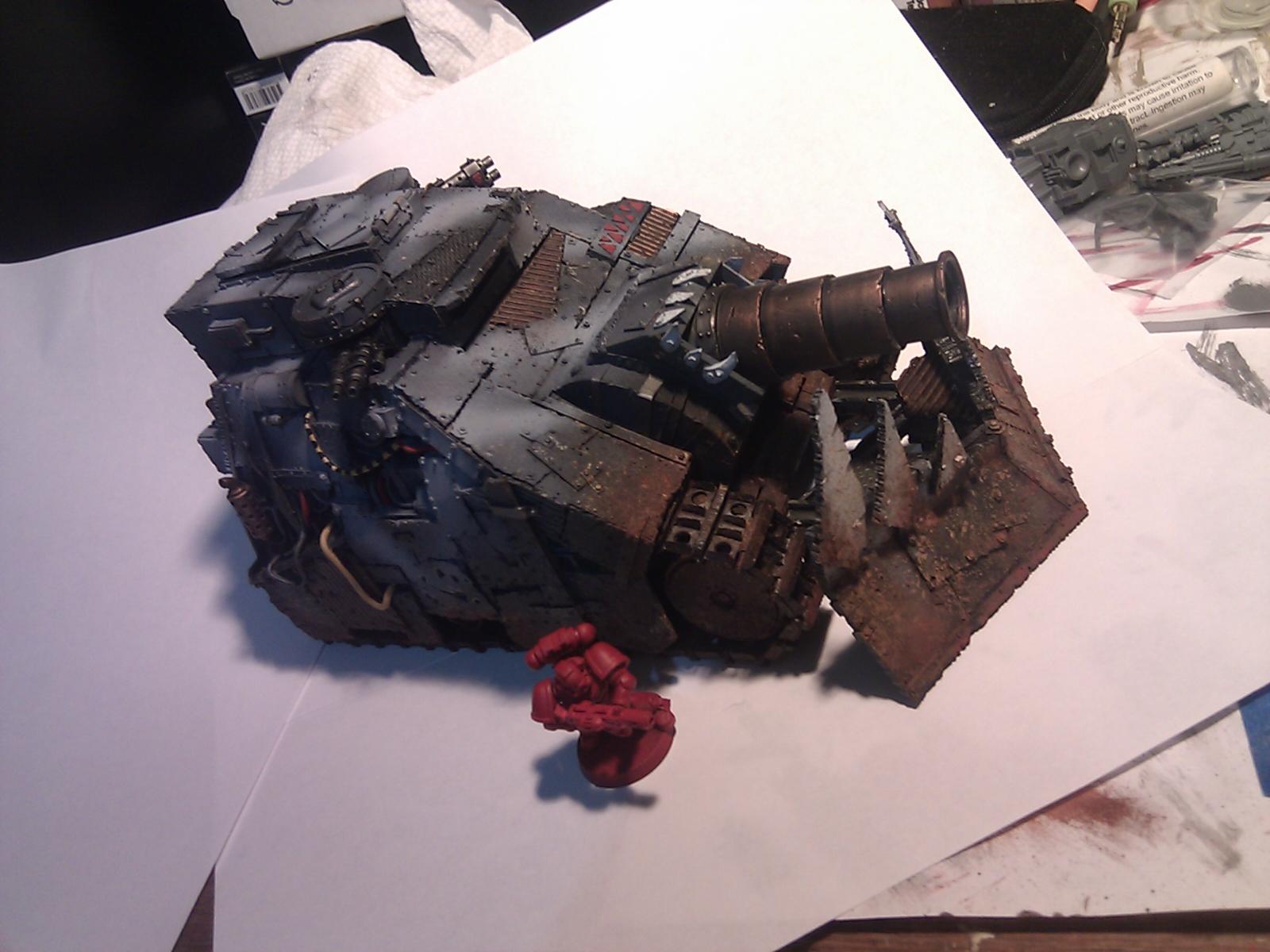 Airbrush, Forge World, Goffs, Kill Bursta, Kill Tank, Orks, Ouze, Salt Weathering, Warhammer 40,000, Work In Progress
