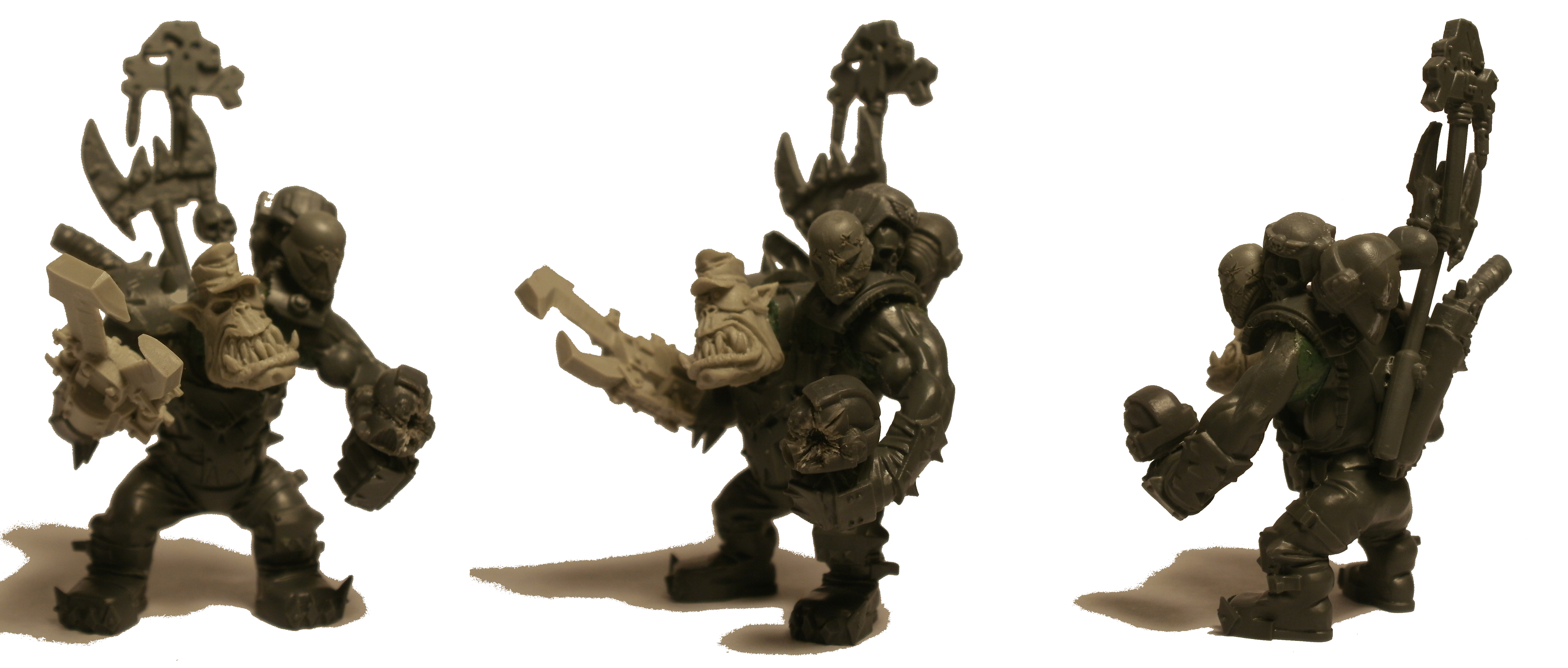 Bosspole, Conversion, Kitbash, Kromlech, Nob, Orks, Power Klaw