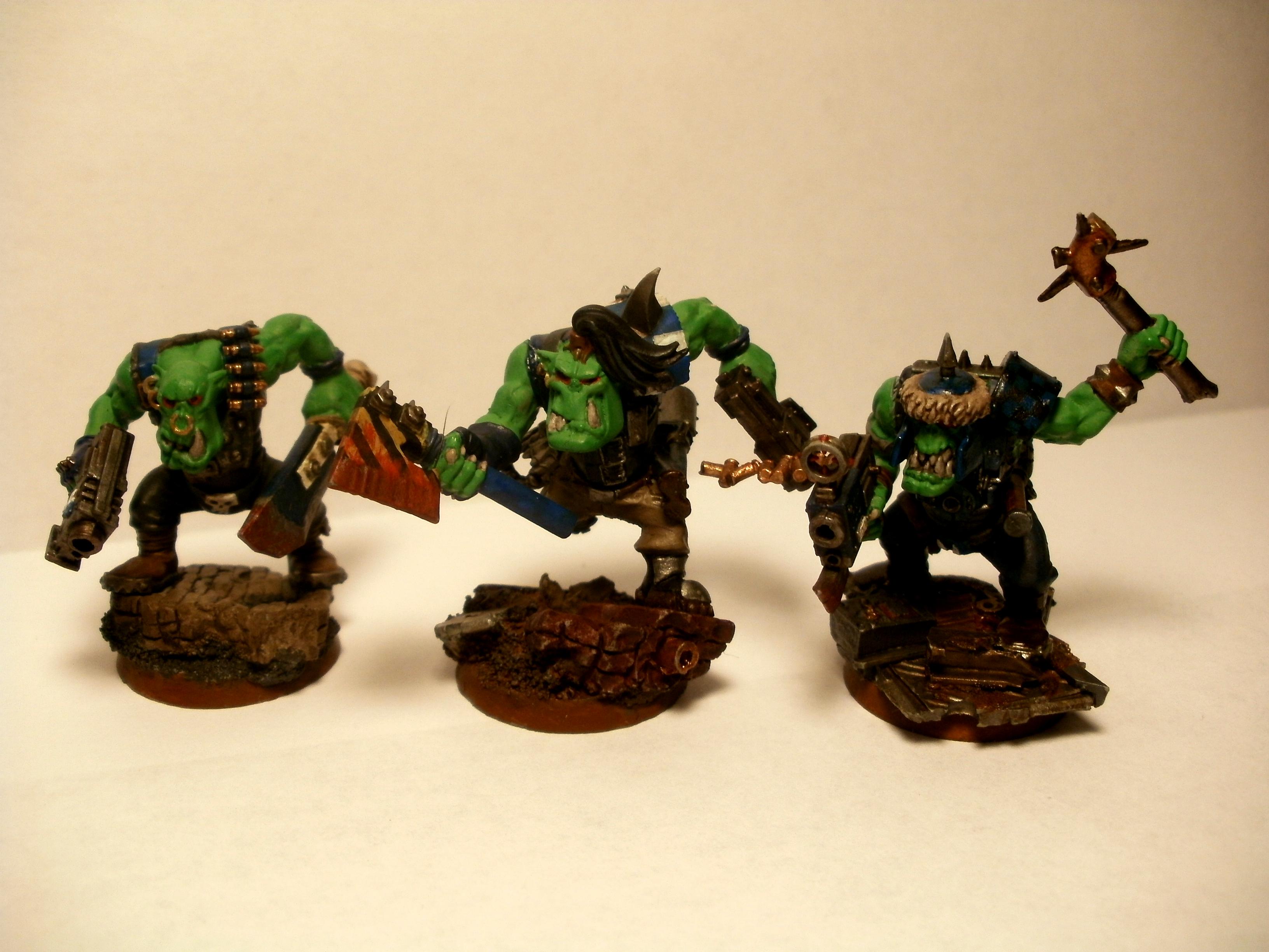 Boy, Choppa, Conversion, Kitbash, Kromlech, Micro Art, Orks, Slugga