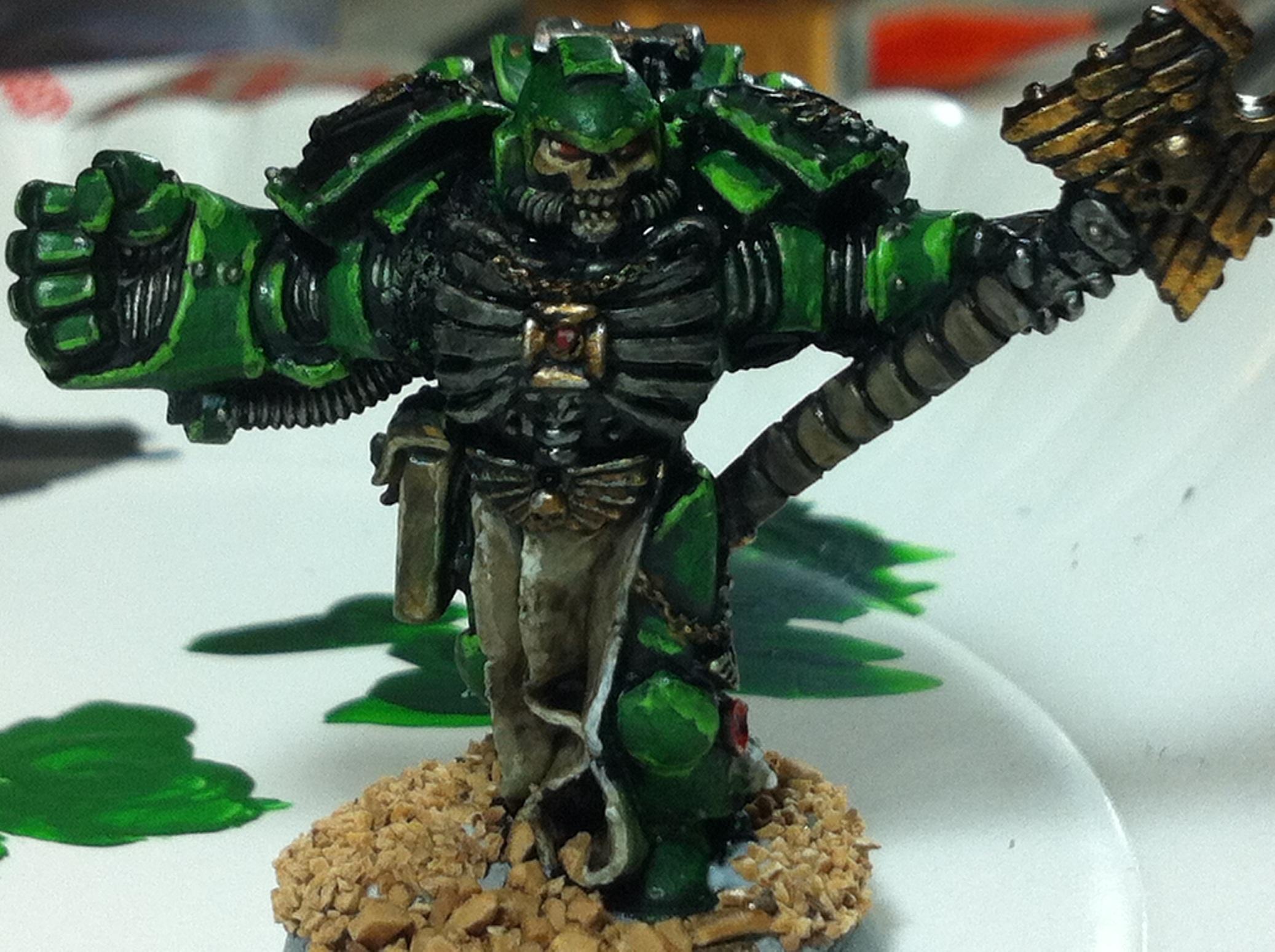 Chaplain, Salamanders, Space Marines, Warhammer 40,000