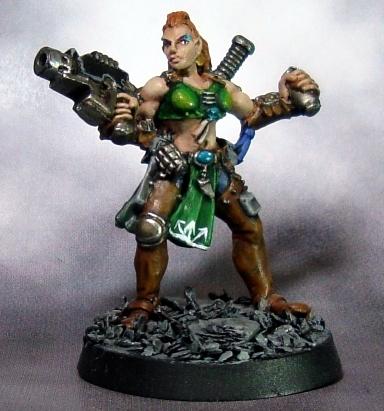 Alpha Legion, Chaos, Cultist, Escher, Female, Necromunda