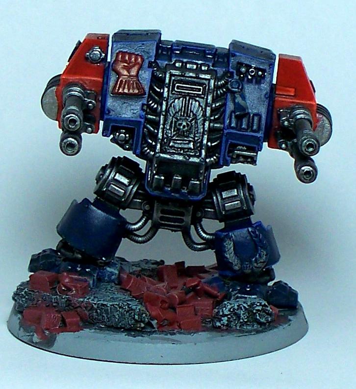 Crimson Fists, Dreadnought, Rifleman, Space Marines, Warhammer 40,000