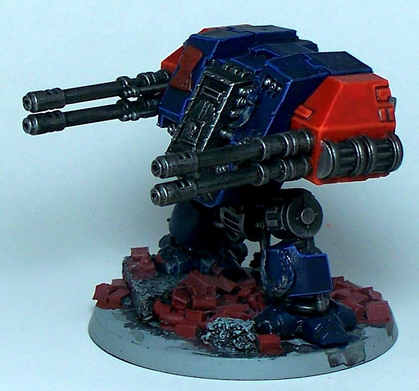 Crimson Fists, Dreadnought, Rifleman, Space Marines, Warhammer 40,000