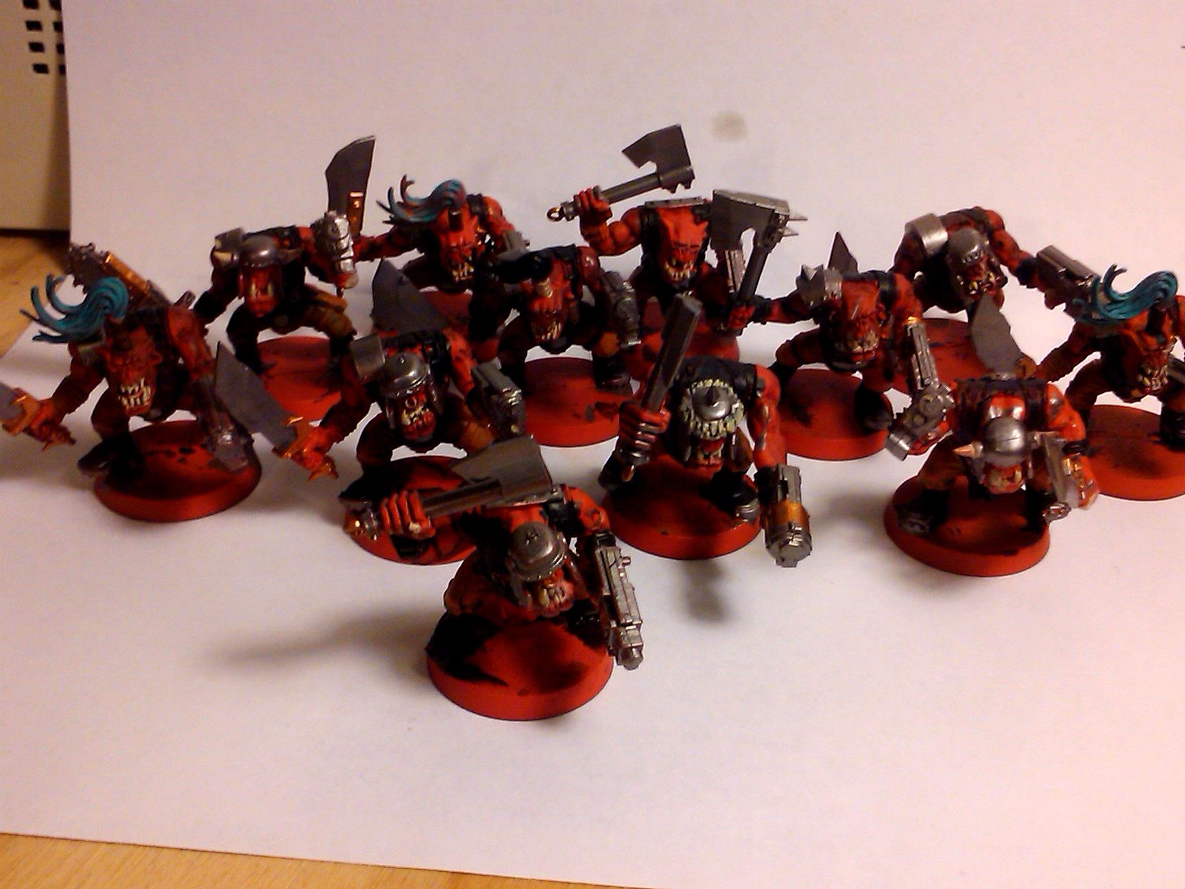 Commission, Conversion, Orcs, Ork Army, Orks, Painting, Project, Red, Tankk, Trukk, Waaagh