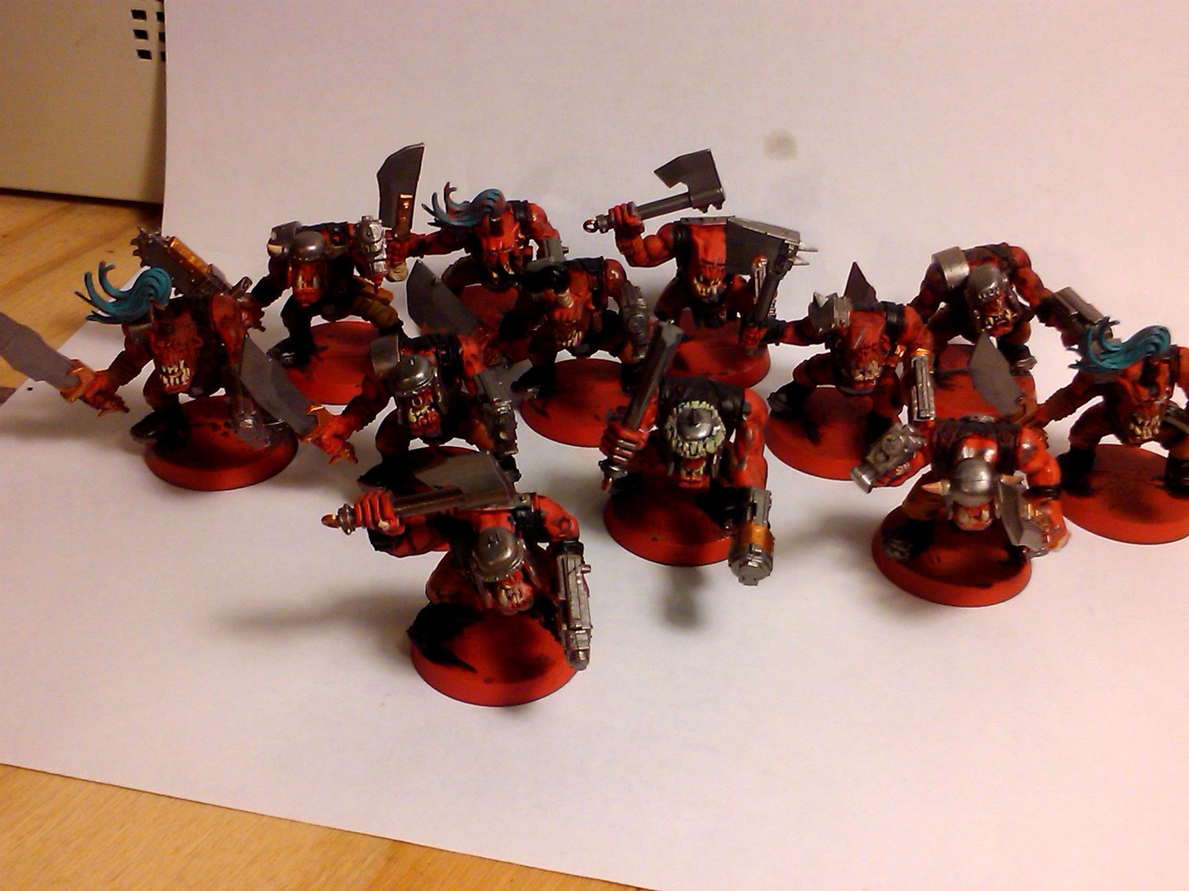 Commission, Conversion, Orcs, Ork Army, Orks, Painting, Project, Red ...