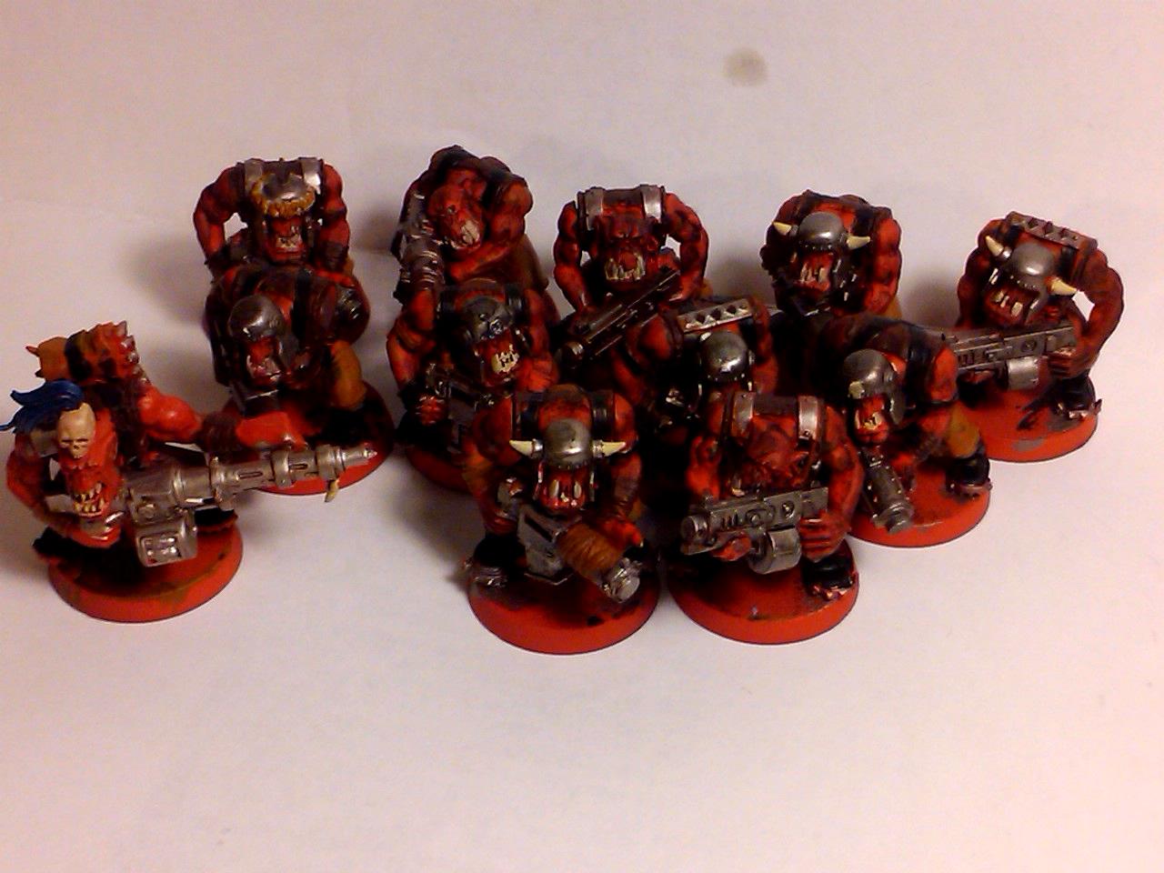 Commission, Conversion, Orcs, Ork Army, Orks, Painting, Project, Red, Tankk, Trukk, Waaagh