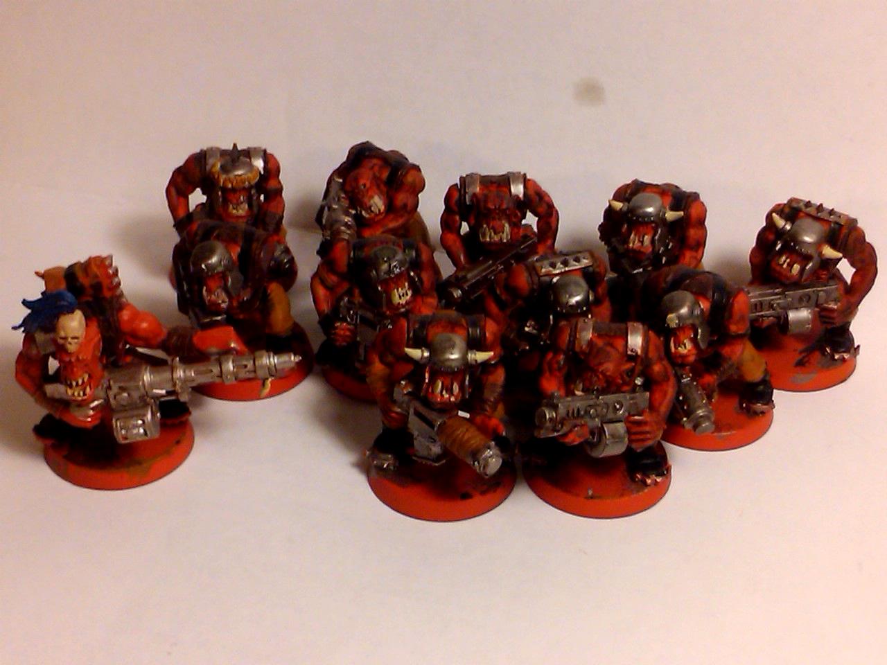Commission, Conversion, Orcs, Ork Army, Orks, Painting, Project, Red, Tankk, Trukk, Waaagh