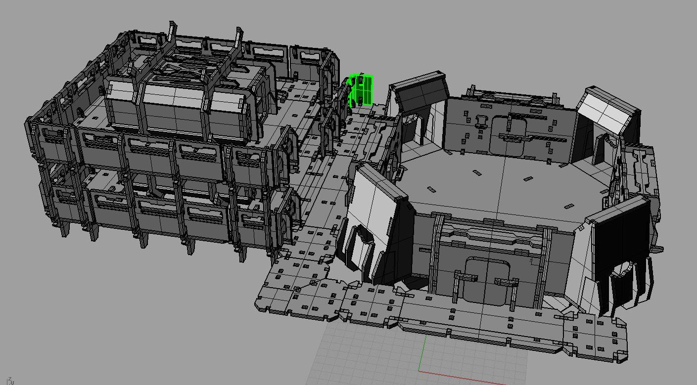 WIP sneak peek of the first module for the facility set
