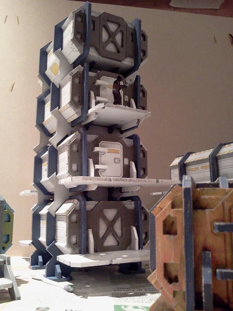 Outpost, Terrain, the guy on the third PUP is a test piece for a game we may or may not be working on ;)