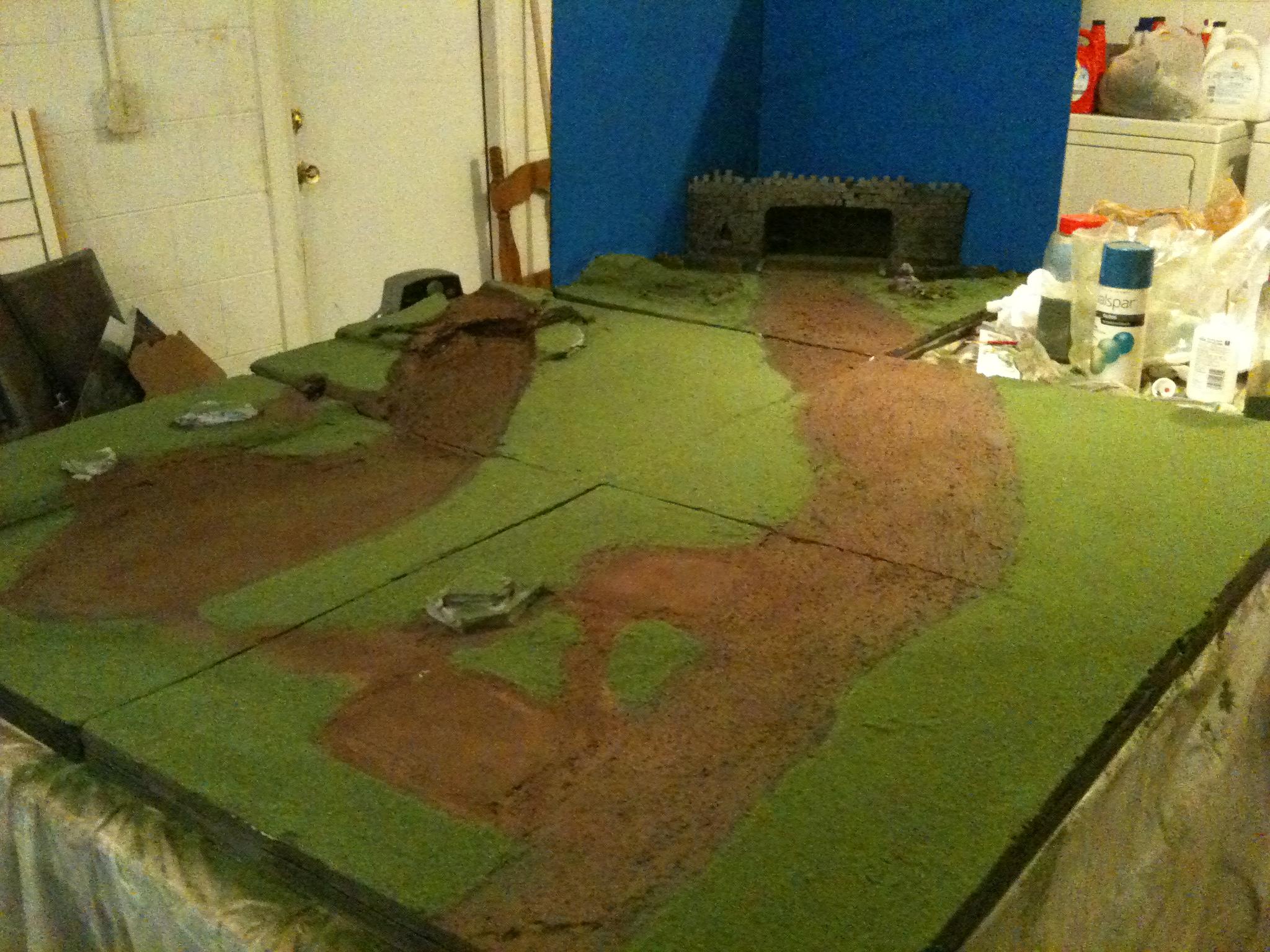 Brushfire, Game Table, Work In Progress