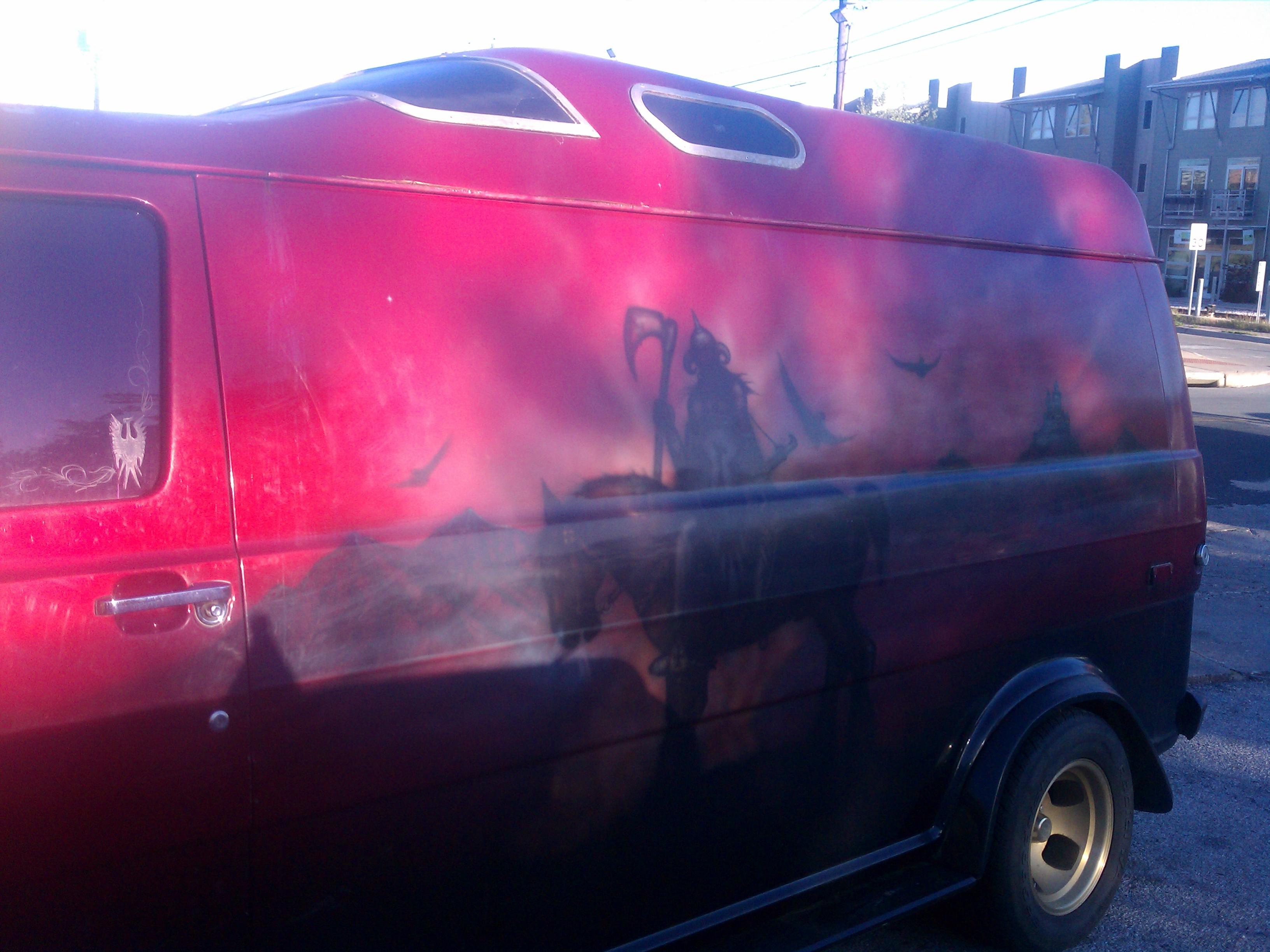 Chaos Marauder on van