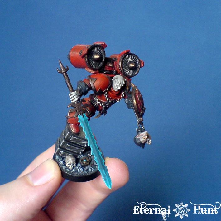 Chaos, Chaos Lord, Chaos Space Marines, Charun, Conversion, Jump Pack, Khorne, Lord, Raptors, Warhammer 40,000, World Eaters