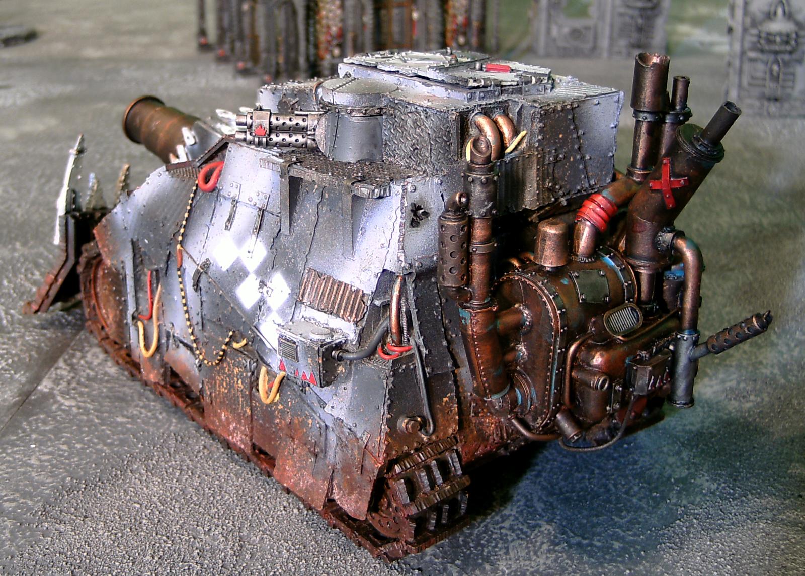 Airbrush, Forge World, Goffs, Kill Bursta, Kill Tank, Orks, Ouze, Salt Weathering, Super-heavy, Warhammer 40,000