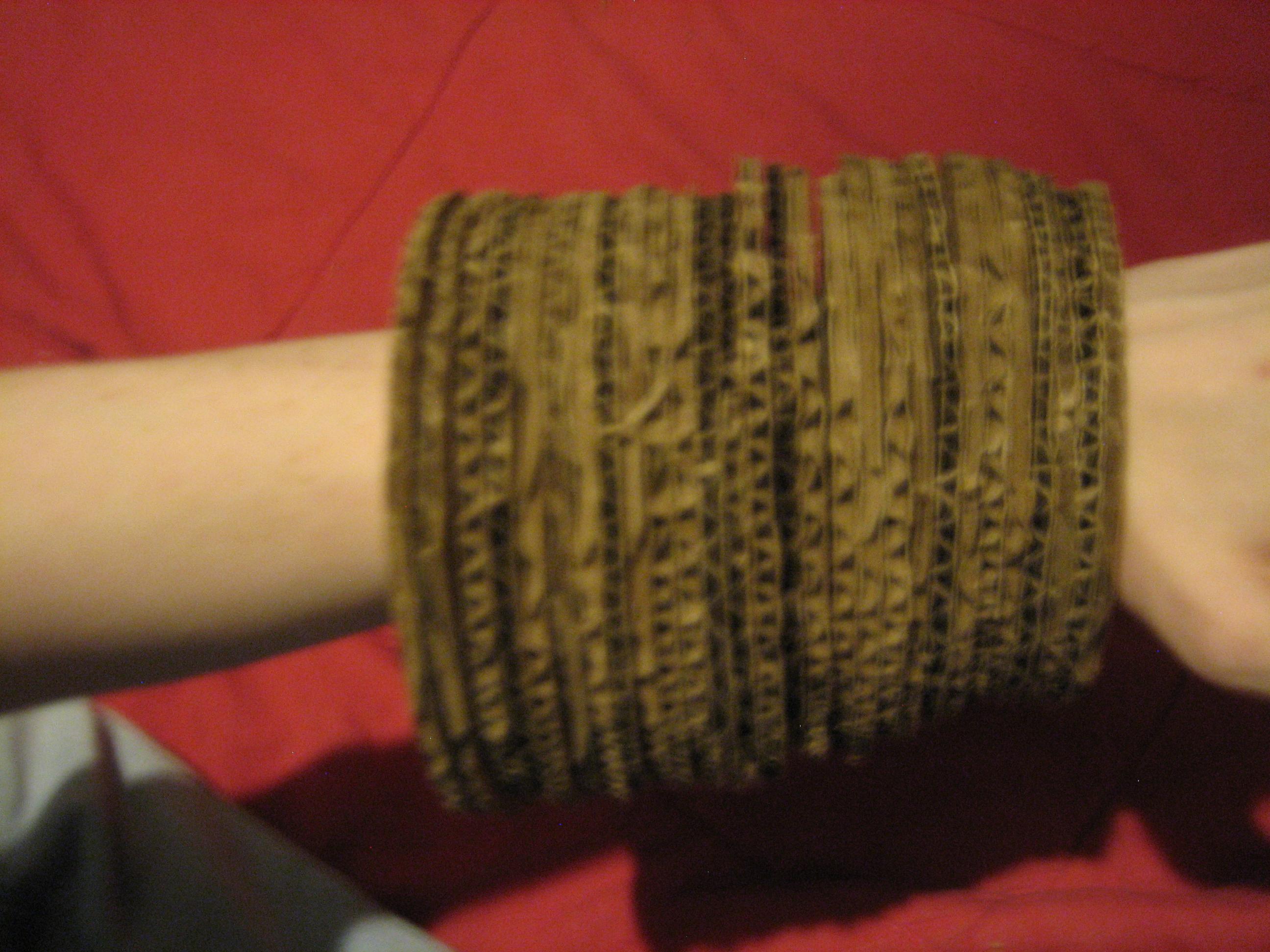 Armor, Cardboard, All 27 on arm