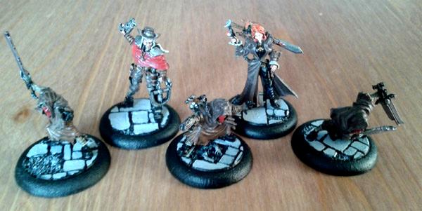 Malifaux, Samael Hopkins, Sonnia Criid, Witch Hunters, Witchling Stalkers