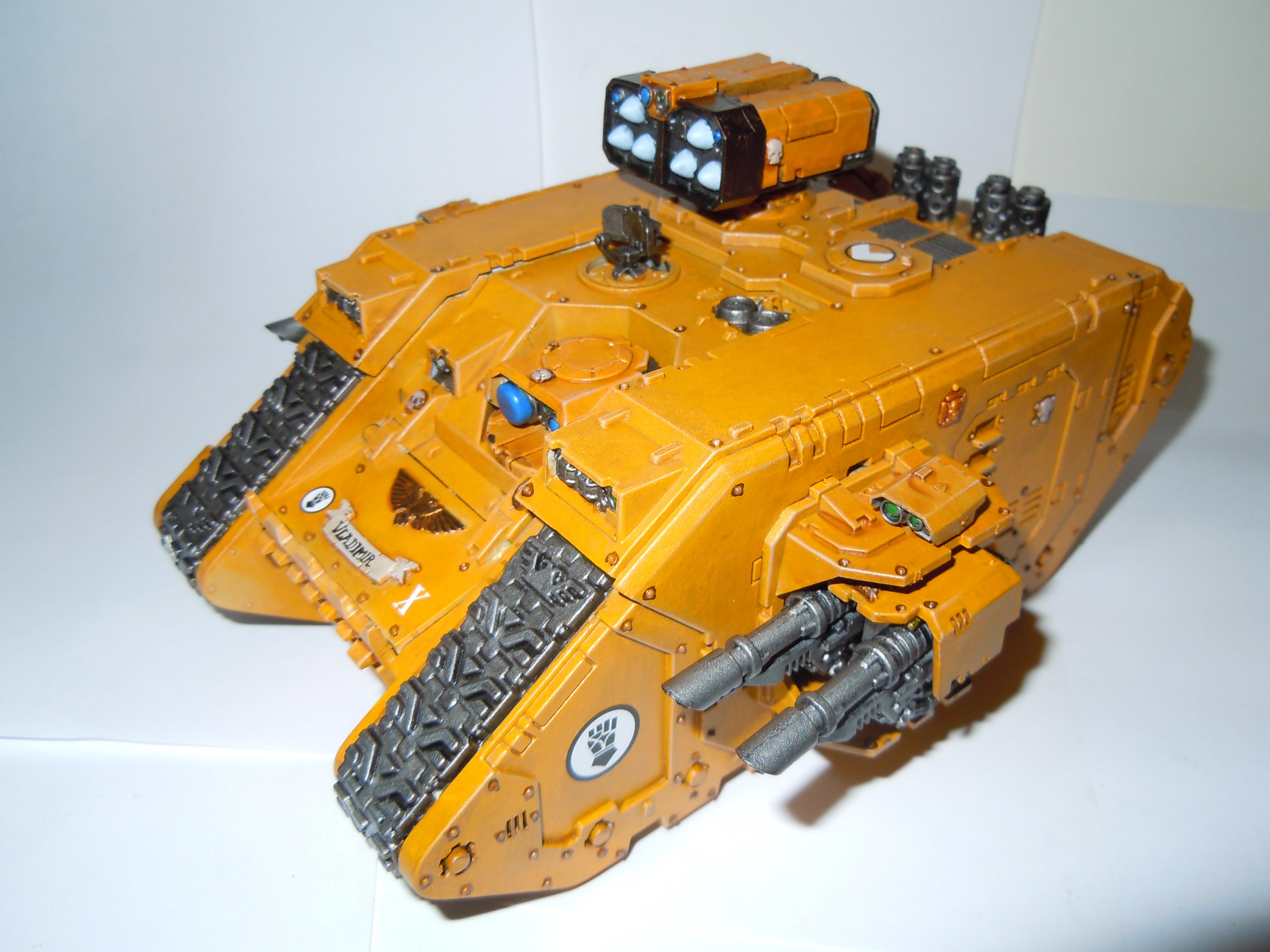 Helios, Imperial Fists, Land Raider, Space Marines